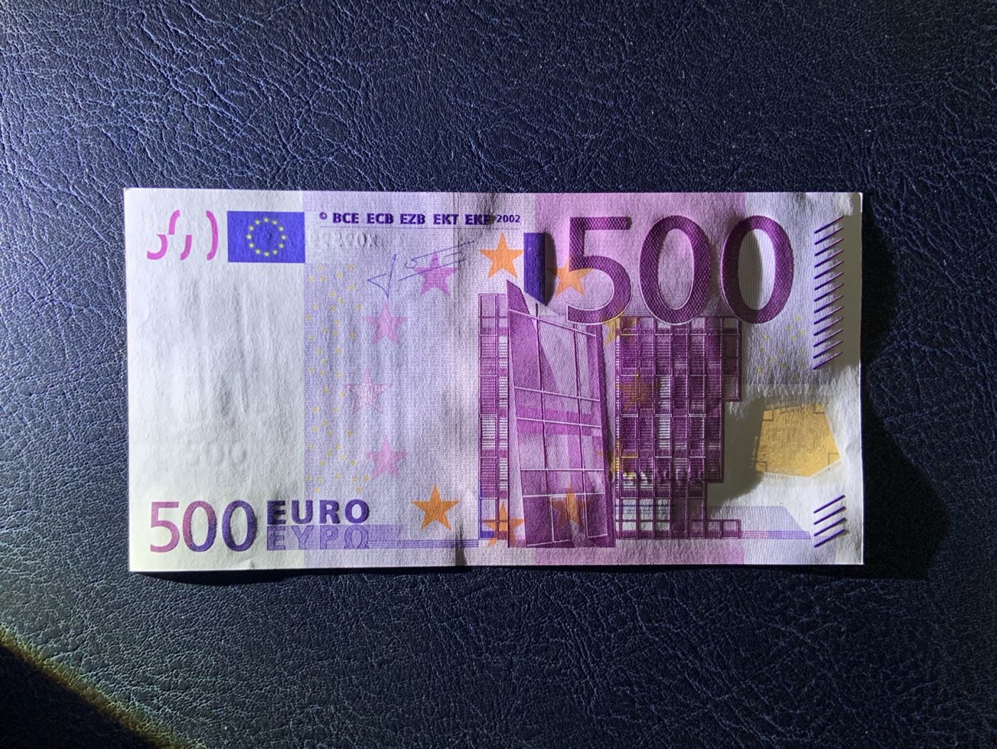 收藏联盟Quantum Auction 第312期拍卖  欧盟国家德国2002年500欧元 品相UNC 边角微瑕 已经停止发行并逐渐回收
