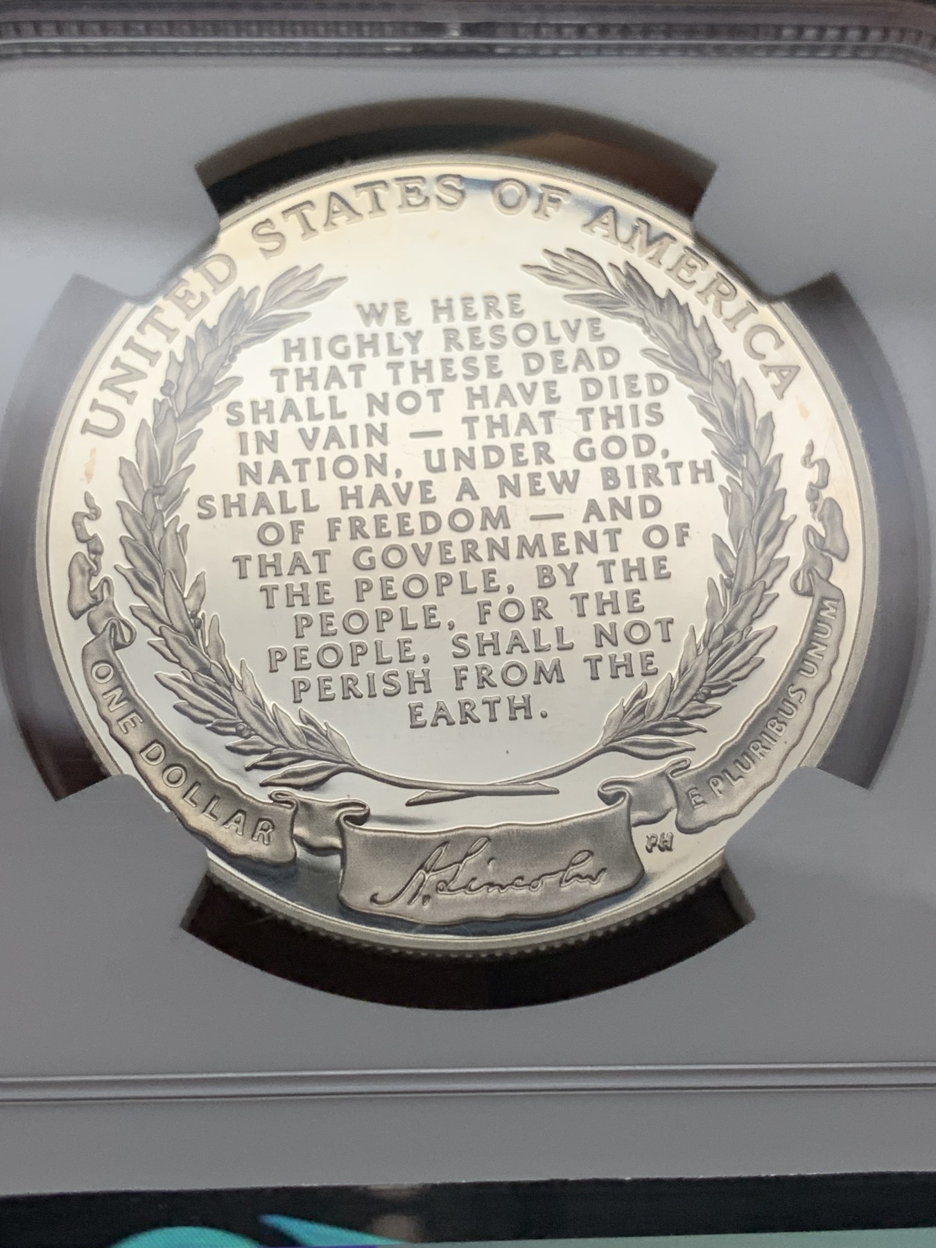 《竞宝斋》第225场-周日，周一，周二 3场 (全场包邮) NGC PF69UC 美国2009年林肯1美元大银币