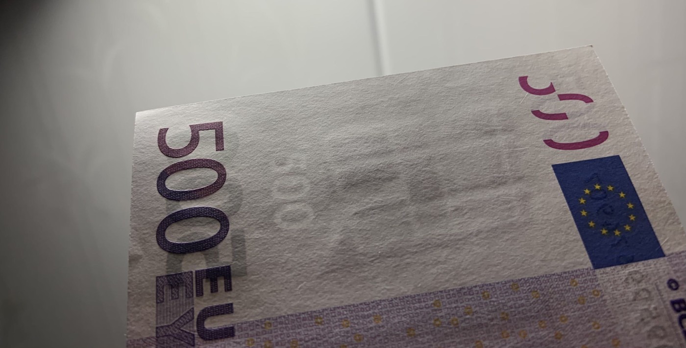 收藏联盟Quantum Auction 第312期拍卖  欧盟国家德国2002年500欧元 品相UNC 边角微瑕 已经停止发行并逐渐回收