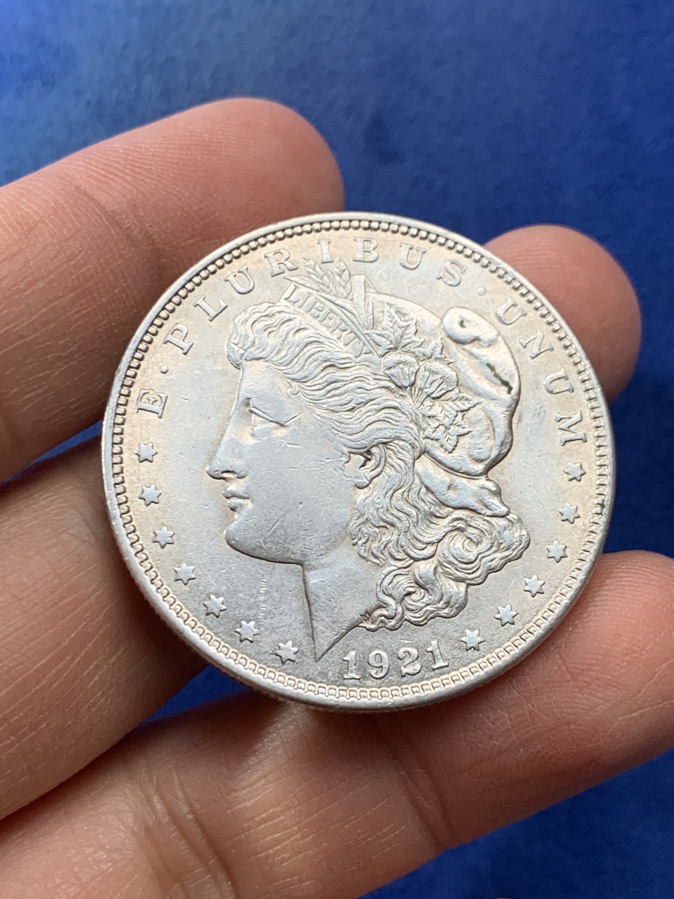 《竞宝斋》第225场-周日，周一，周二 3场 (全场包邮) 美国1921年摩根1美元银币