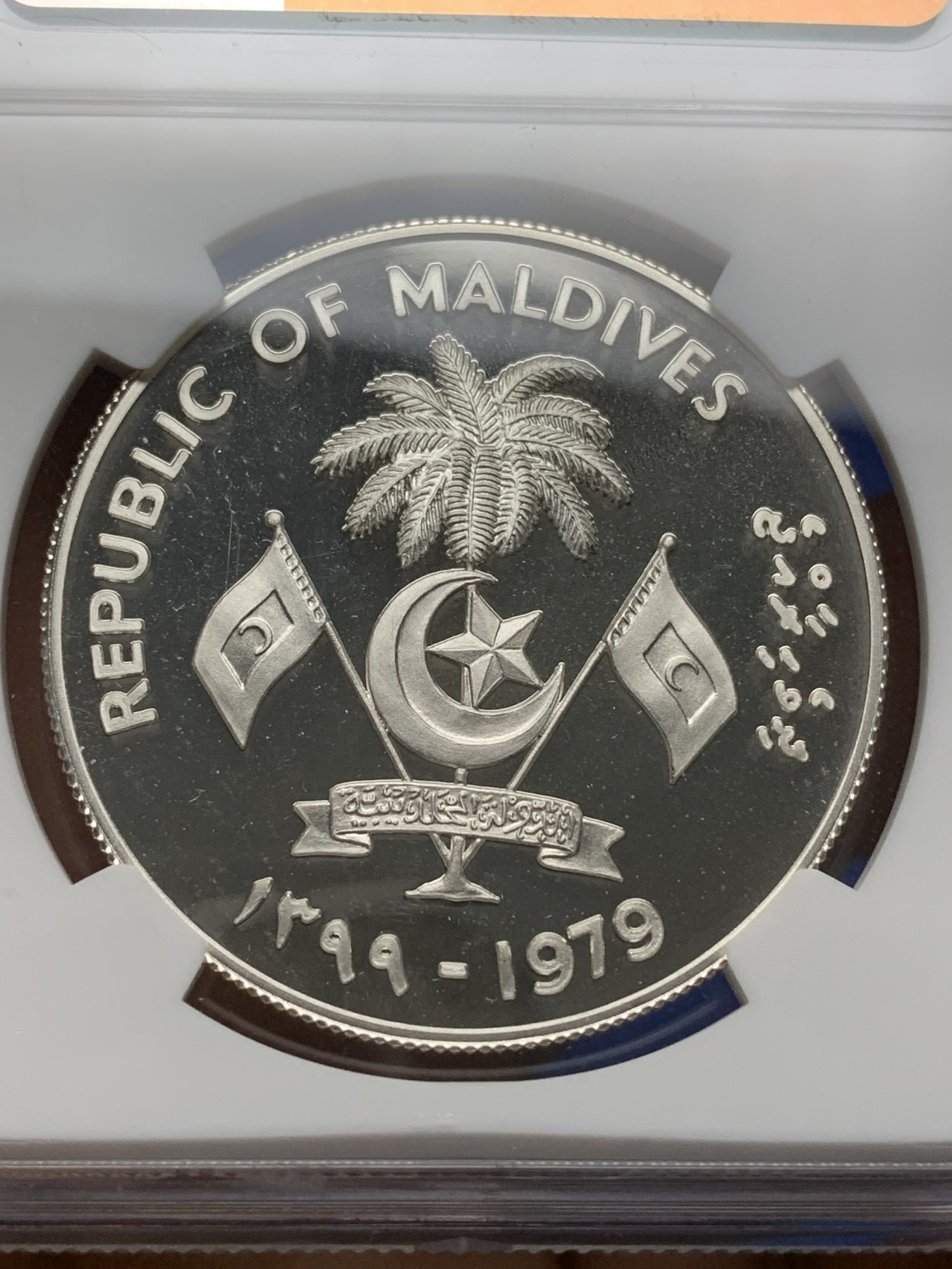 《竞宝斋》第225场-周日，周一，周二 3场 (全场包邮) NGC PF69UC 马尔代夫1979儿童年银币