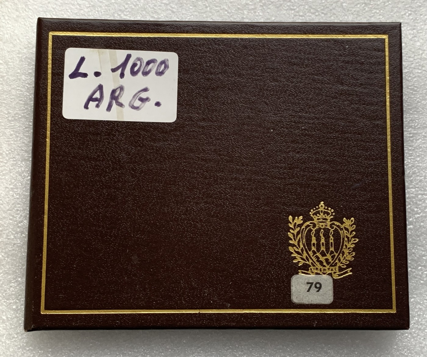 瓶子🏺第122期拍卖会 圣马力诺1979年1000里拉银币 五彩原封