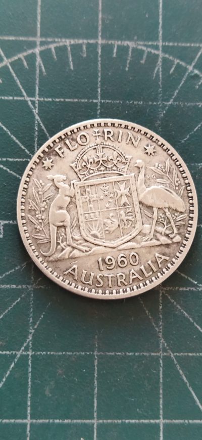 外国硬币初藏散币银币第14场(每周1场，周四上拍。) - 澳大利亚2先令银币1960年