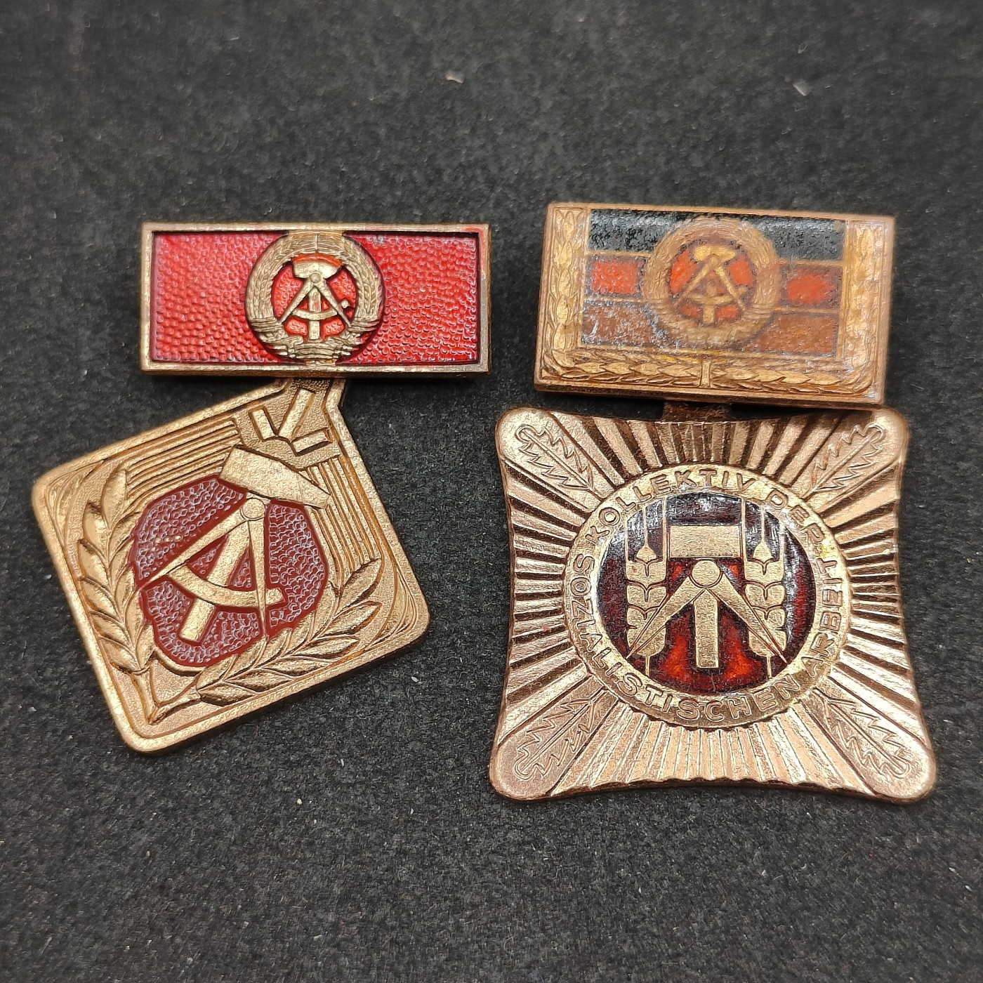 全场0元起拍 第118期 咸鱼国勋章拍卖专场 12月20日（周三）下午6：00开始 东德劳动奖章两个