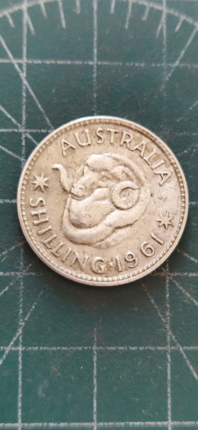 外国硬币初藏散币银币第14场(每周1场，周四上拍。) - 澳大利亚1先令银币1961年。
