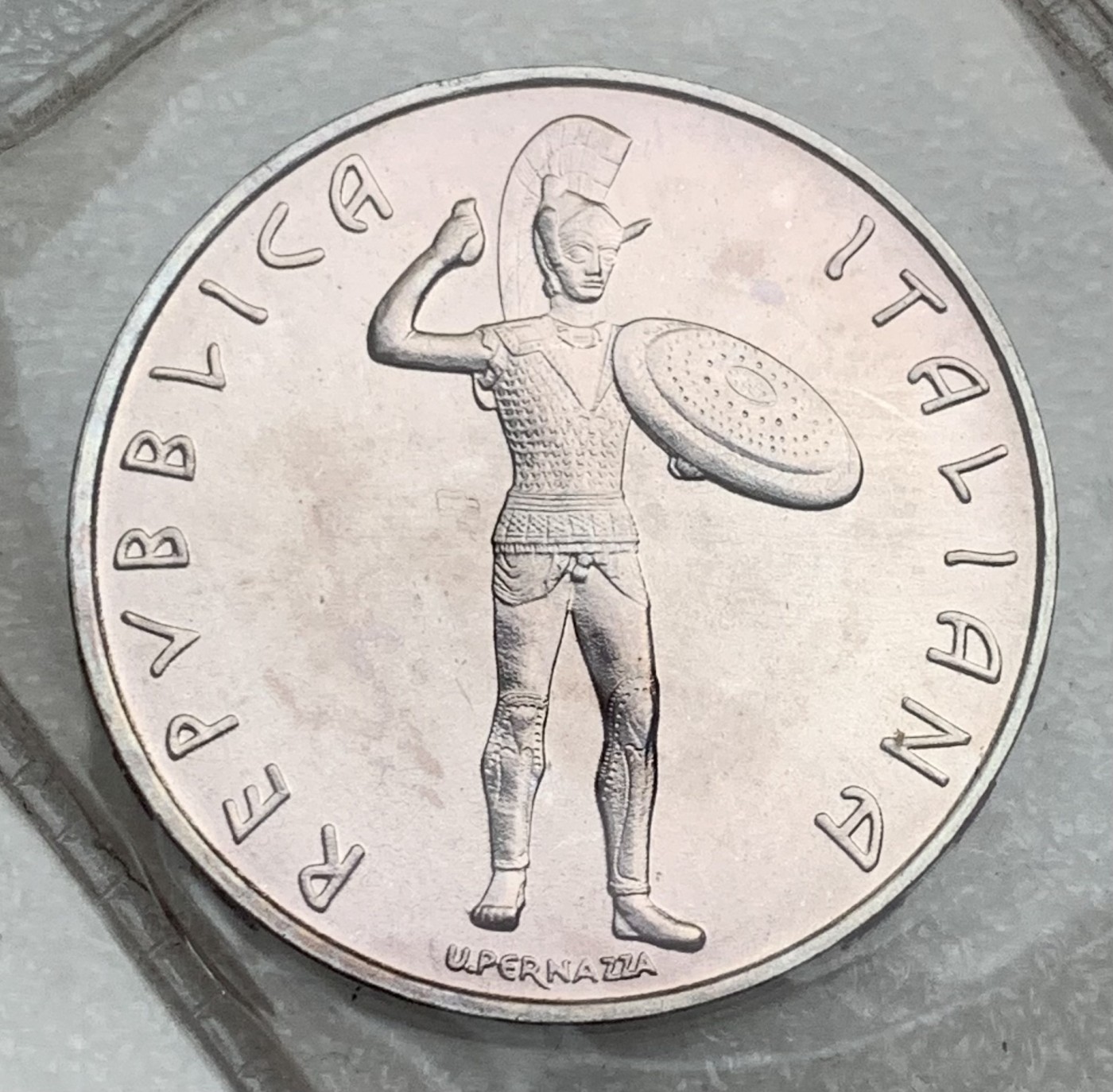 瓶子🏺第122期拍卖会  意大利1985年 伊特鲁斯坎人磨砂纪念银币 带币厂原包装