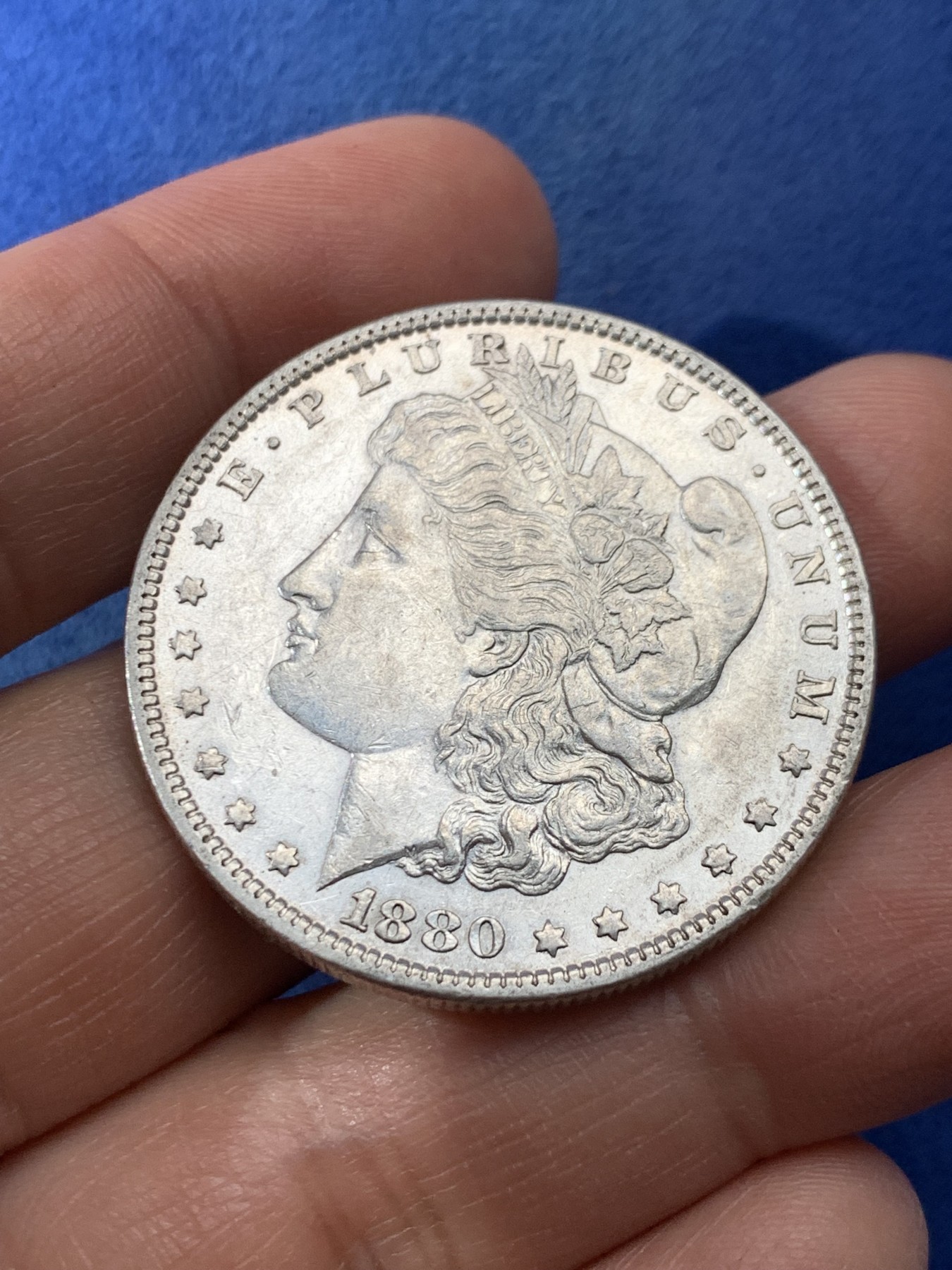 《竞宝斋》第225场-周日，周一，周二 3场 (全场包邮) 美国1880 摩根大银币