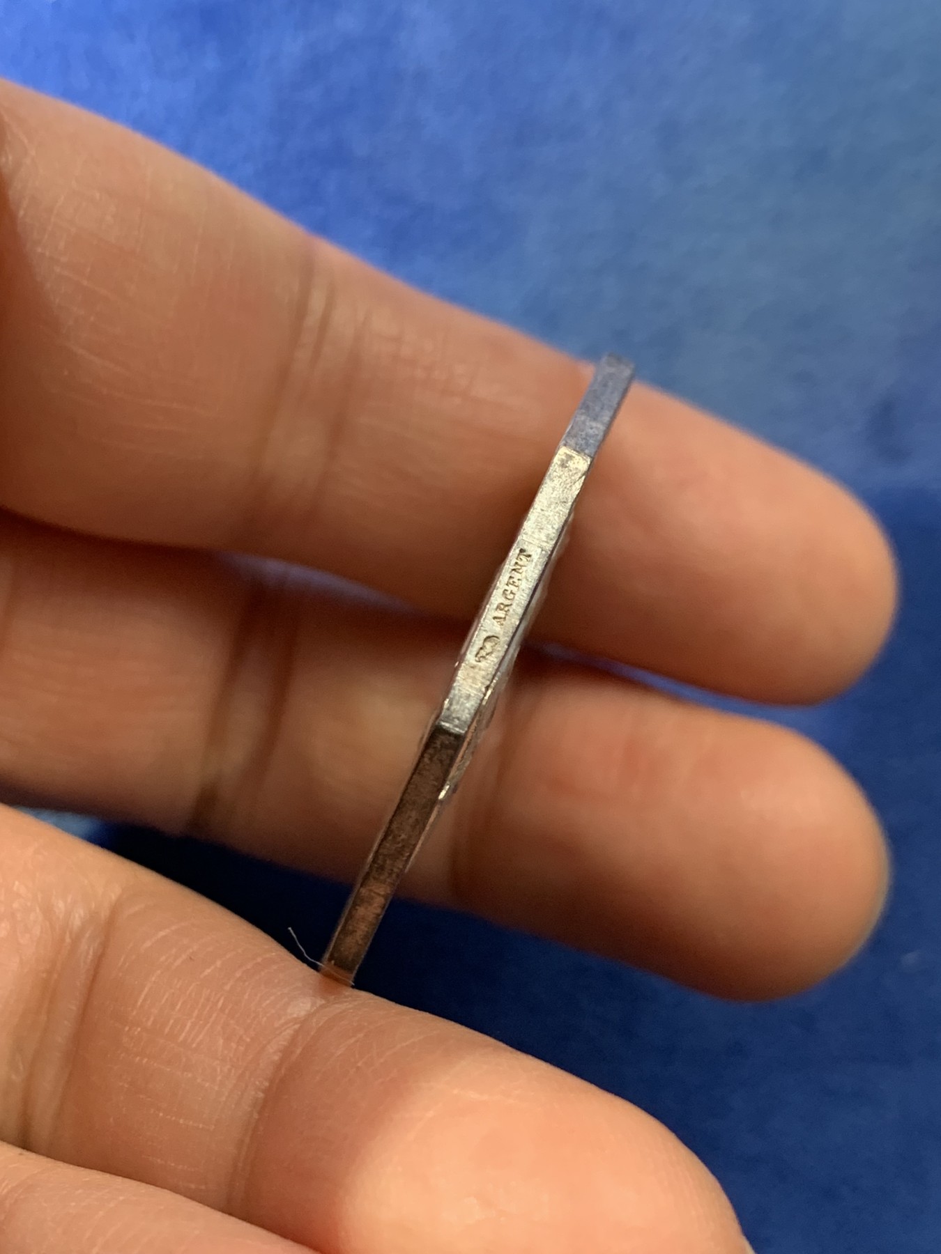 《竞宝斋》第225场-周日，周一，周二 3场 (全场包邮) 法国八角代用银币，丰饶角边铭，对边直径36mm，重量19.33g