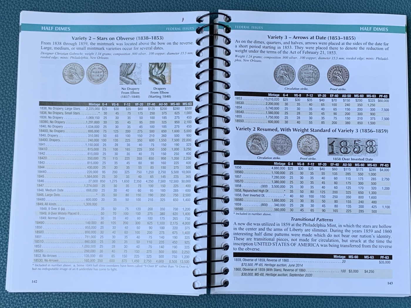 《竞宝斋》第225场-周日，周一，周二 3场 (全场包邮) 美国2023年 美国币最新最权威 价格最接近时差价的目录 厚达465页