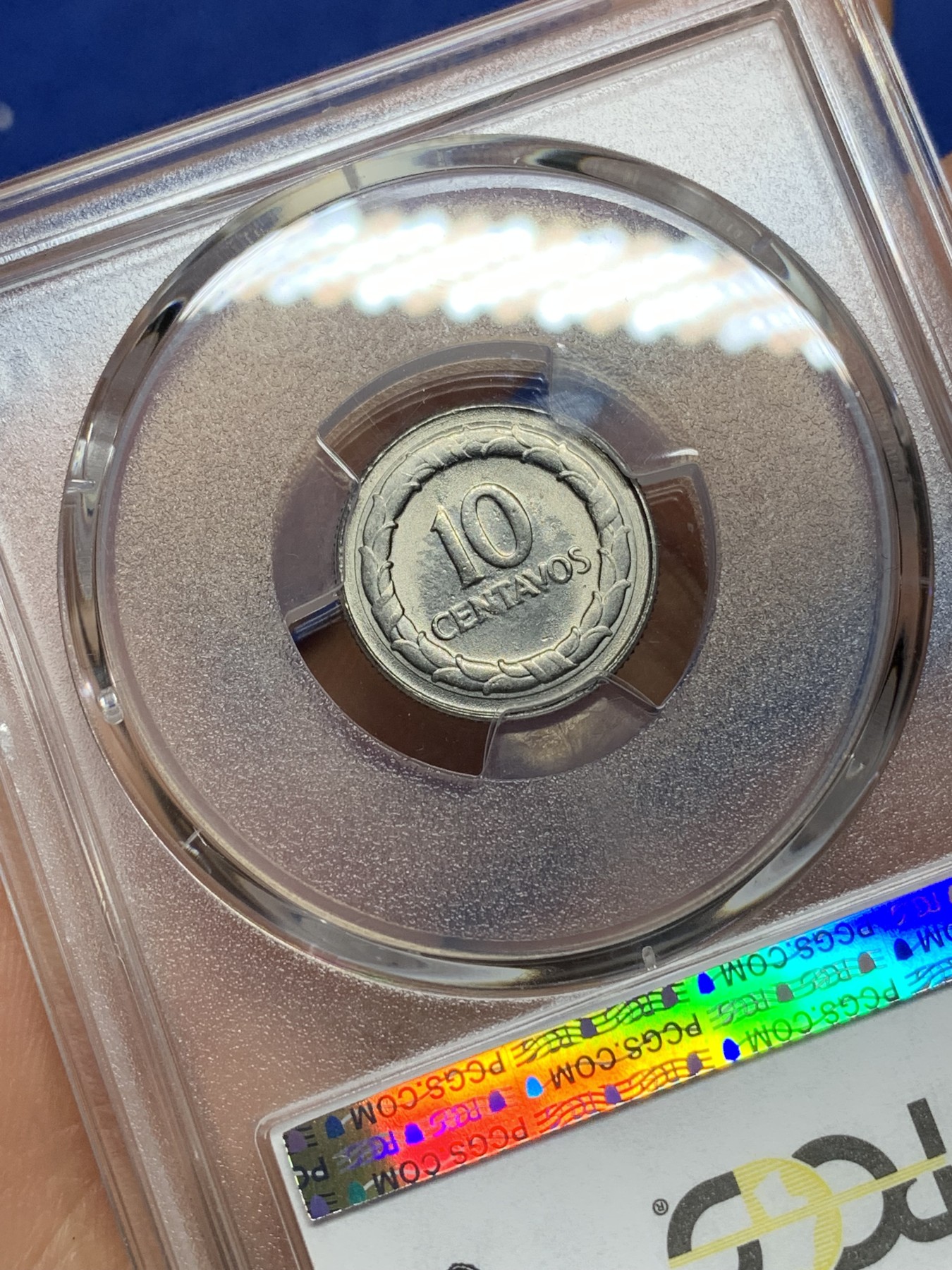 《竞宝斋》第225场-周日，周一，周二 3场 (全场包邮) PCGS金盾 MS66 哥伦比亚1969年10分镍包钢币