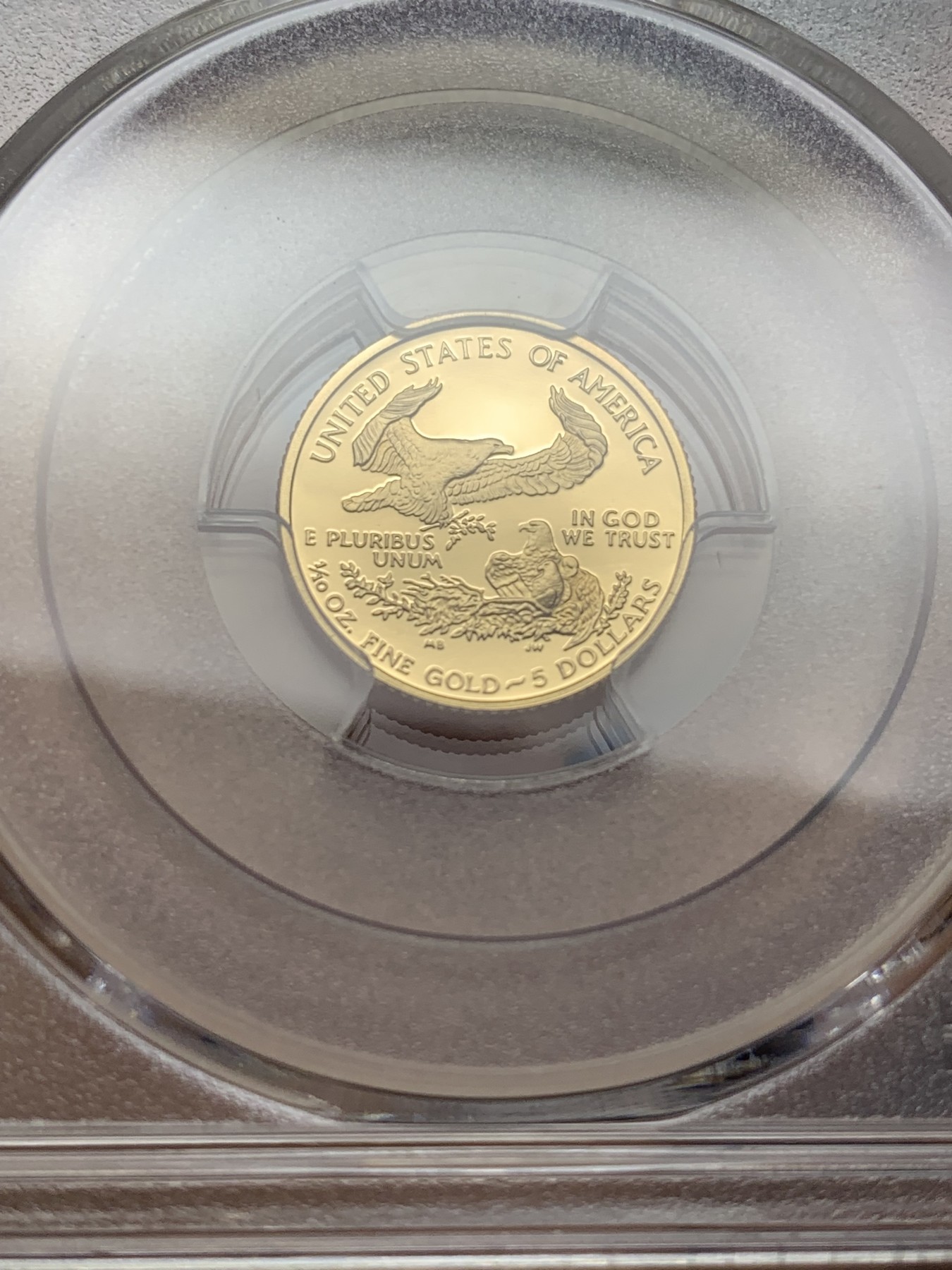 《竞宝斋》第225场-周日，周一，周二 3场 (全场包邮) PCGS PR70DCAM 2002-W美国双鹰5美元精制金币 冠军分！ PCGS价格指南2592元