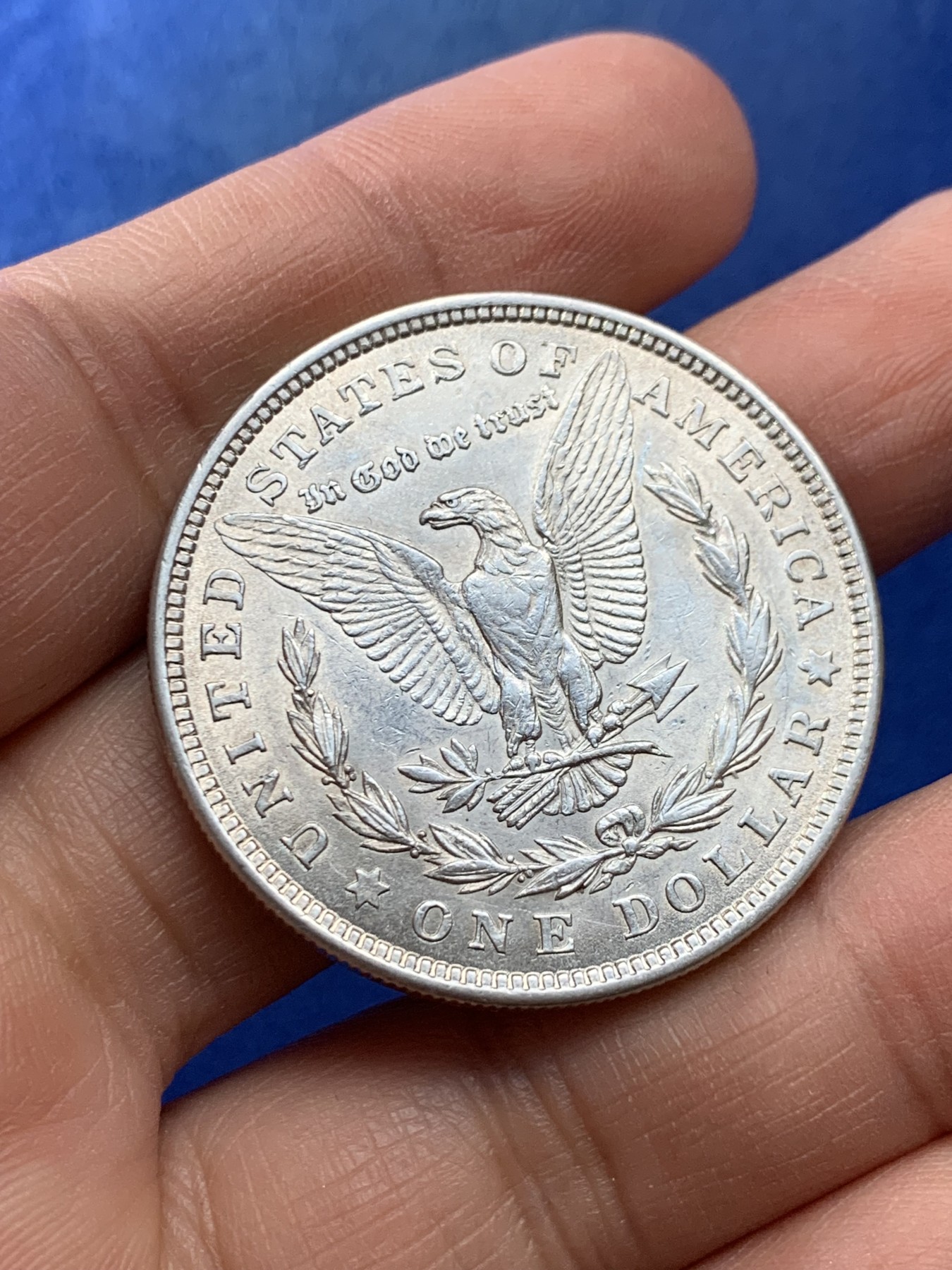 《竞宝斋》第225场-周日，周一，周二 3场 (全场包邮) 美国1921年摩根1美元银币