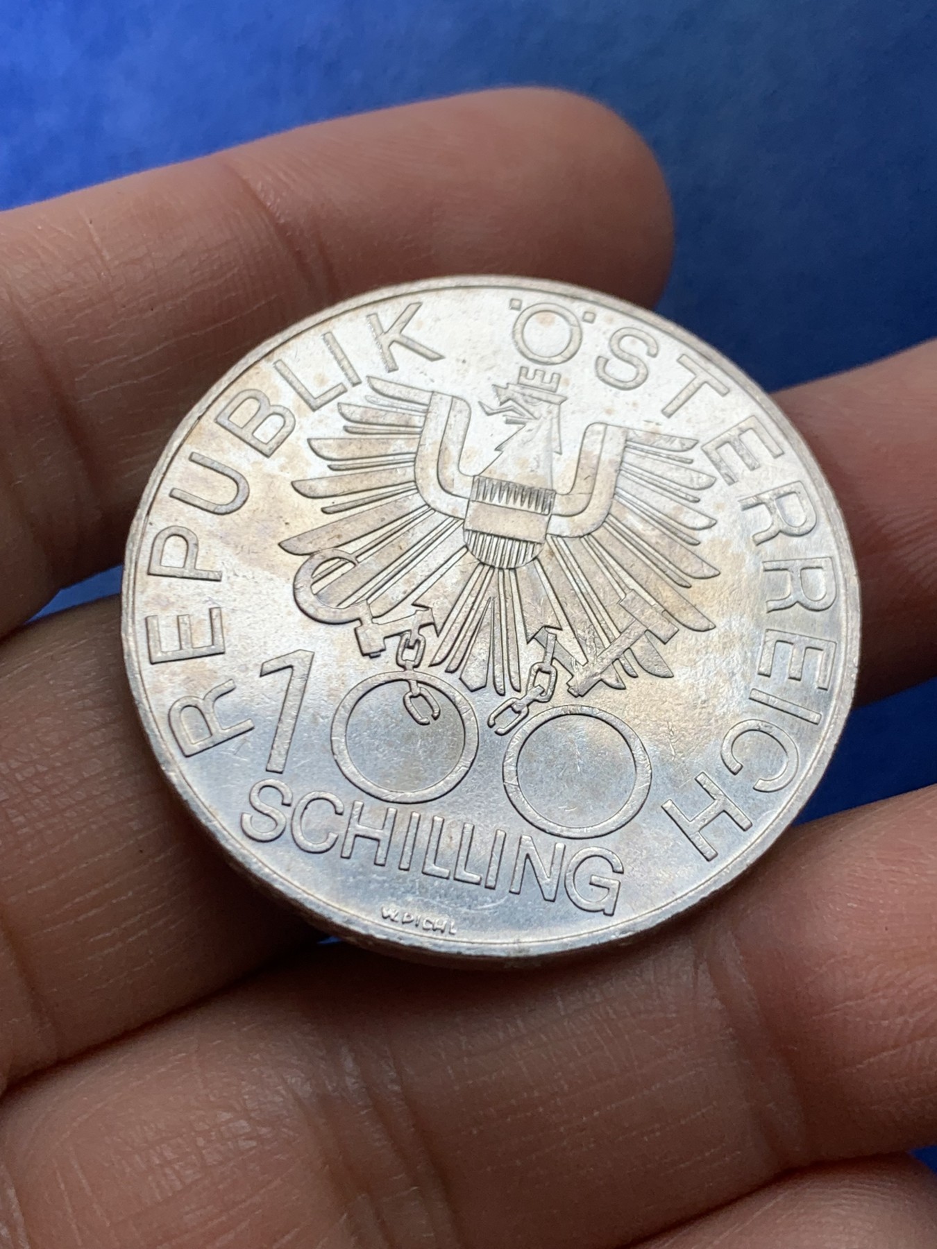 《竞宝斋》第225场-周日，周一，周二 3场 (全场包邮) 奥地利1979年100先令银币