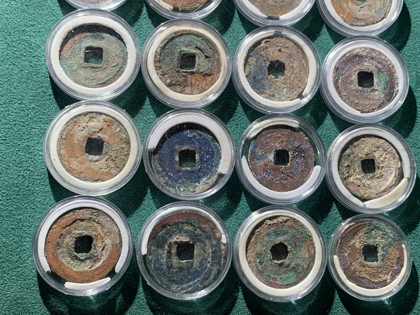 《竞宝斋》第225场-周日，周一，周二 3场 (全场包邮) 23枚一组 五彩南北宋铜钱原汁原味