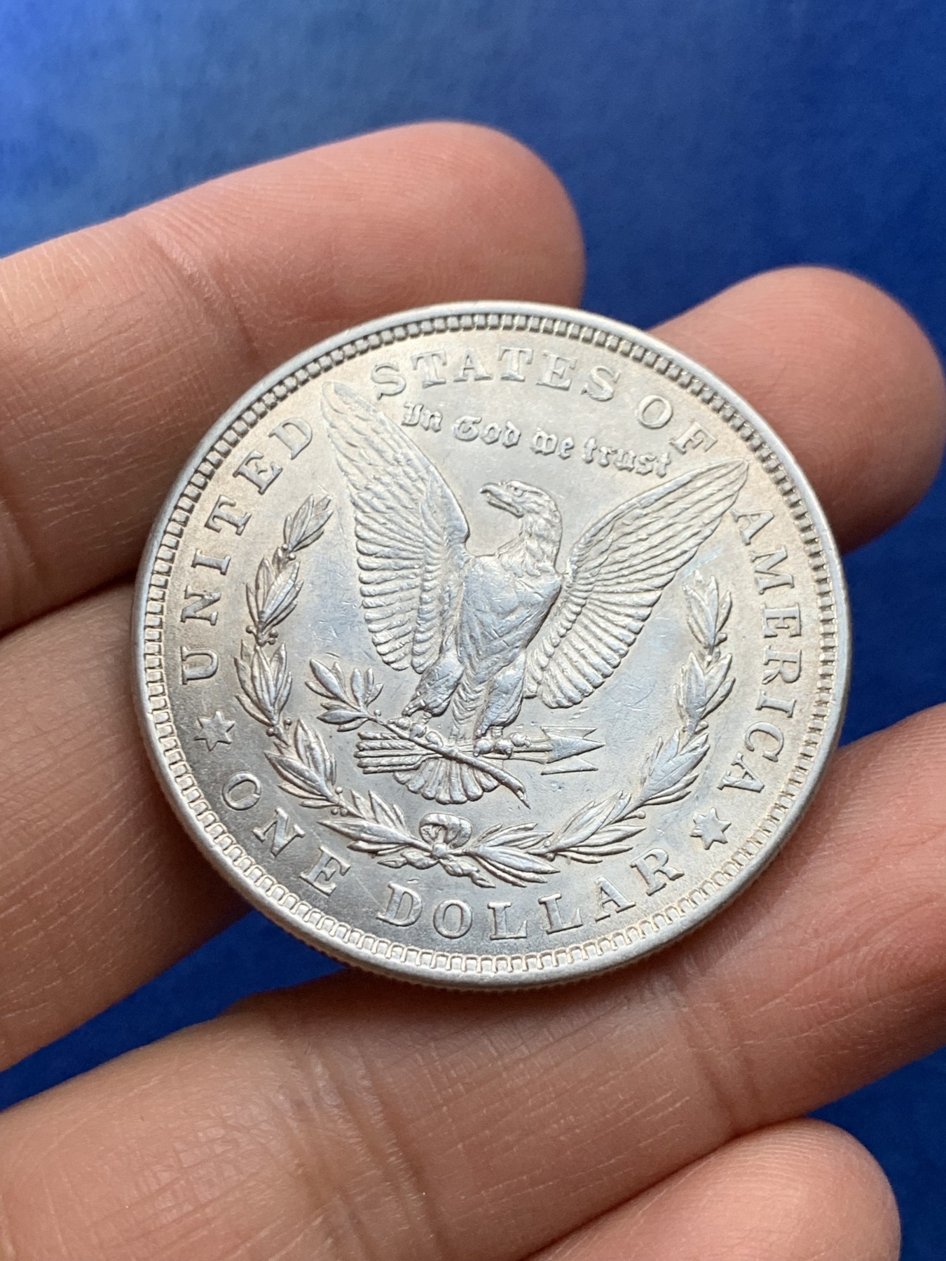 《竞宝斋》第225场-周日，周一，周二 3场 (全场包邮) 美国1921年摩根1美元银币