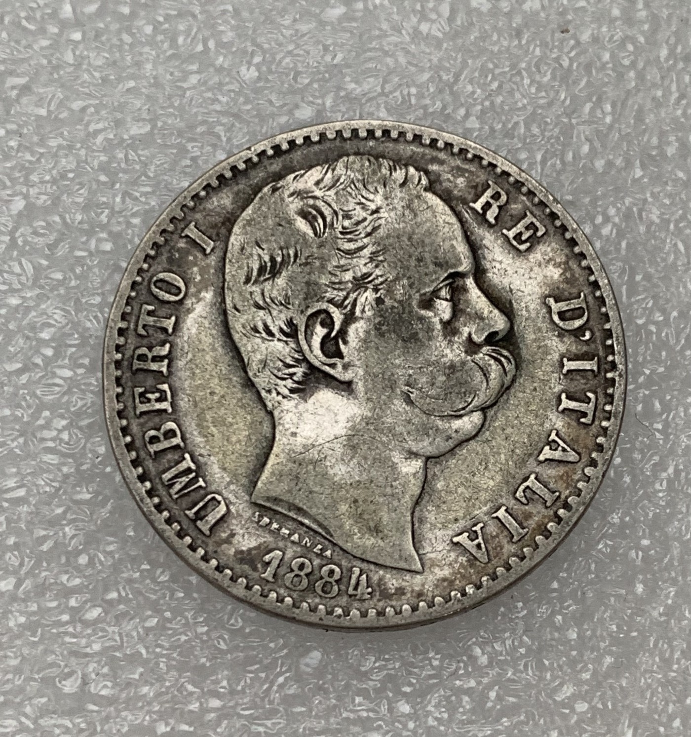 瓶子🏺第122期拍卖会  意大利1884年2里拉银币