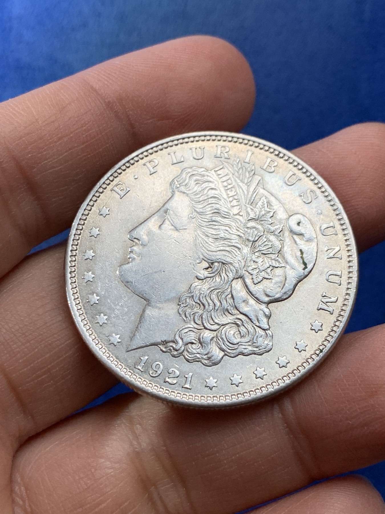 《竞宝斋》第225场-周日，周一，周二 3场 (全场包邮) 美国1921年摩根1美元银币