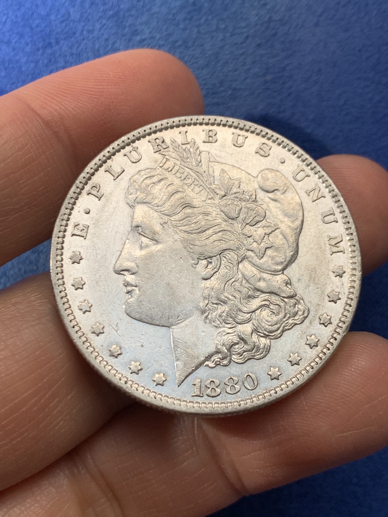 《竞宝斋》第225场-周日，周一，周二 3场 (全场包邮) 美国1880 摩根大银币