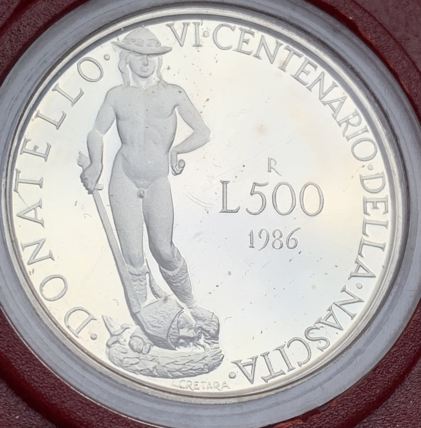 瓶子🏺第122期拍卖会  意大利1986年精制币11枚套币  原盒含2枚银币