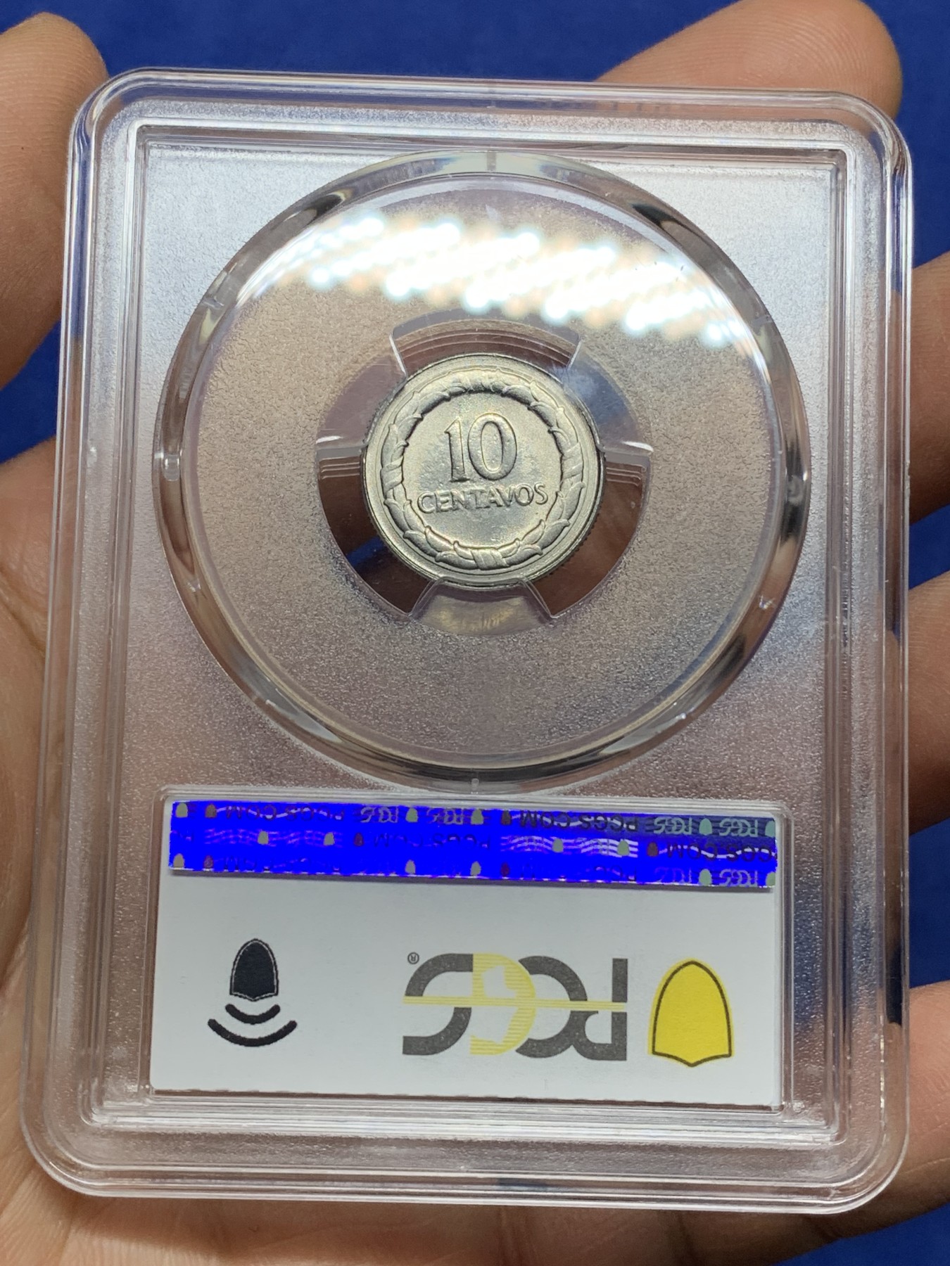 《竞宝斋》第225场-周日，周一，周二 3场 (全场包邮) PCGS金盾 MS66 哥伦比亚1969年10分镍包钢币