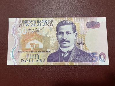 ❄️🍂甜小邱世界纸币收藏🍂第97期🐇❄️ - 全新UNC 新西兰 50元 稀少特殊冠纪念钞 1995