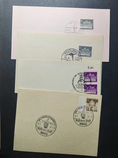 精选多國郵票品🔥⚡️🌞（拍卖场）专场 第③⑨场 - 德国60-70年邮戳片