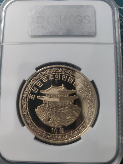 燕姐换藏第72拍 朝鲜2019年国鸟苍鹰大型铜币10元