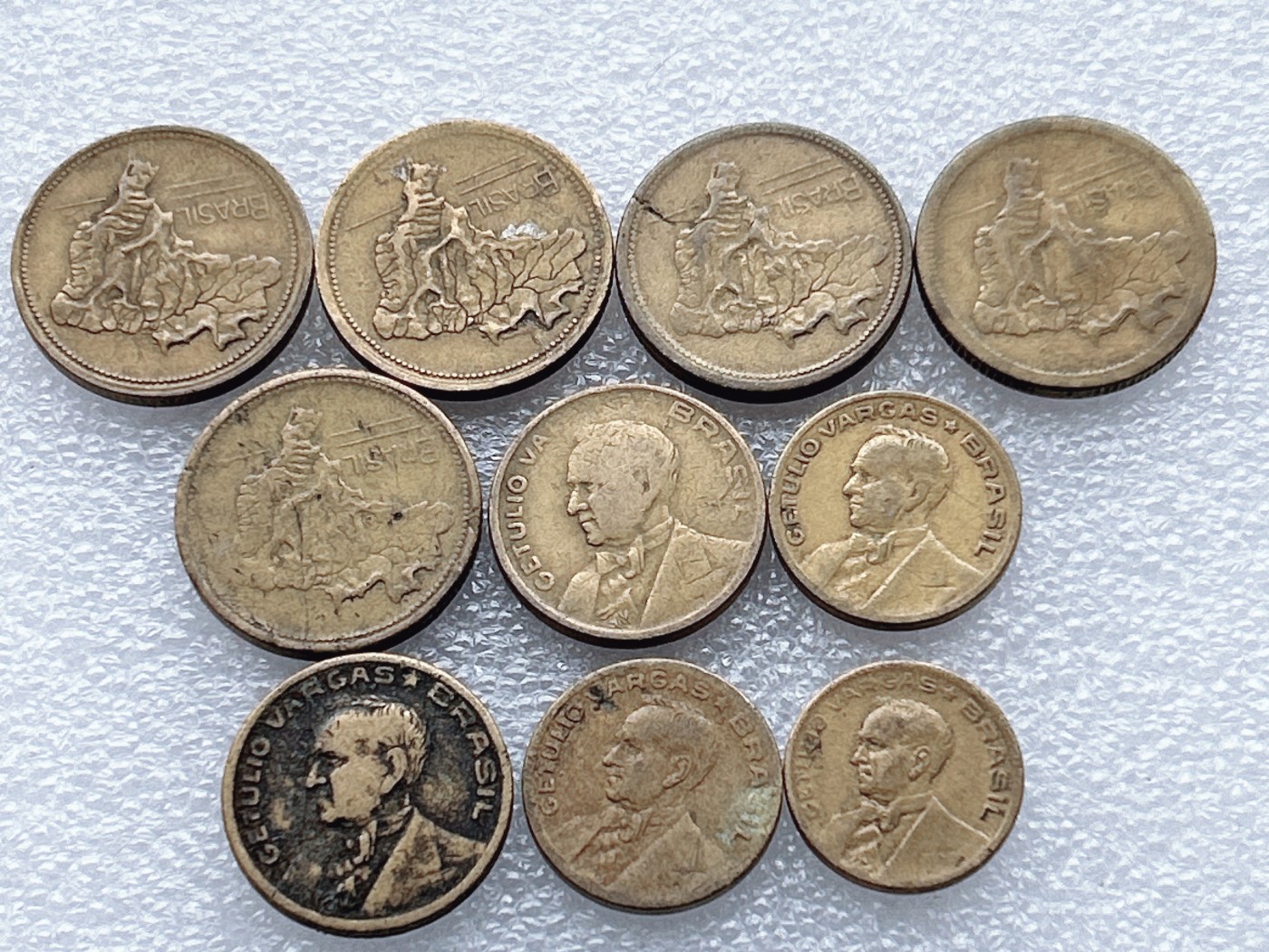 全场一元起拍 世界钱币散币、银币专场 第48期 巴西铜币10枚