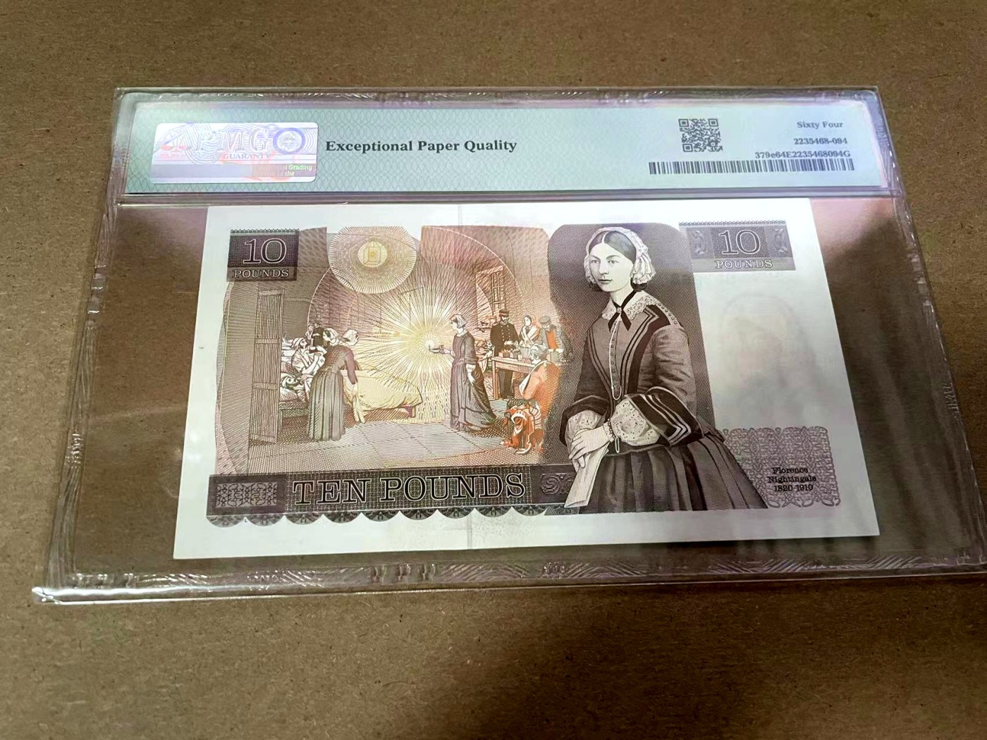 【Blue Auction】✨世界纸币精拍第408期【精】 【无47】英国 1988-91年10镑 PMG64EPQ 