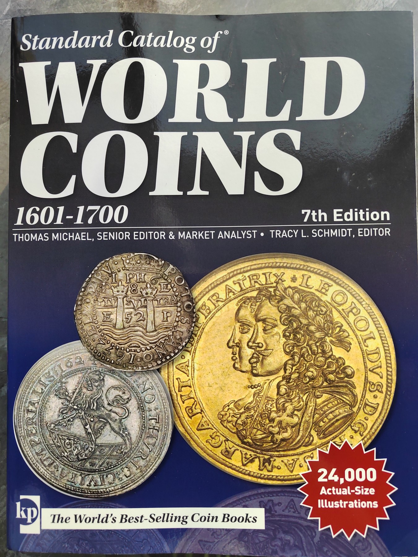 博洋堂世界钱币拍卖第057期（全场包邮） 全新克劳斯1601~1700（最新第7版）保全新原品 无磕无折 1600多页接近6斤的绝版的原装正版书 老泰勒收录详实 收藏自用皆可 包顺