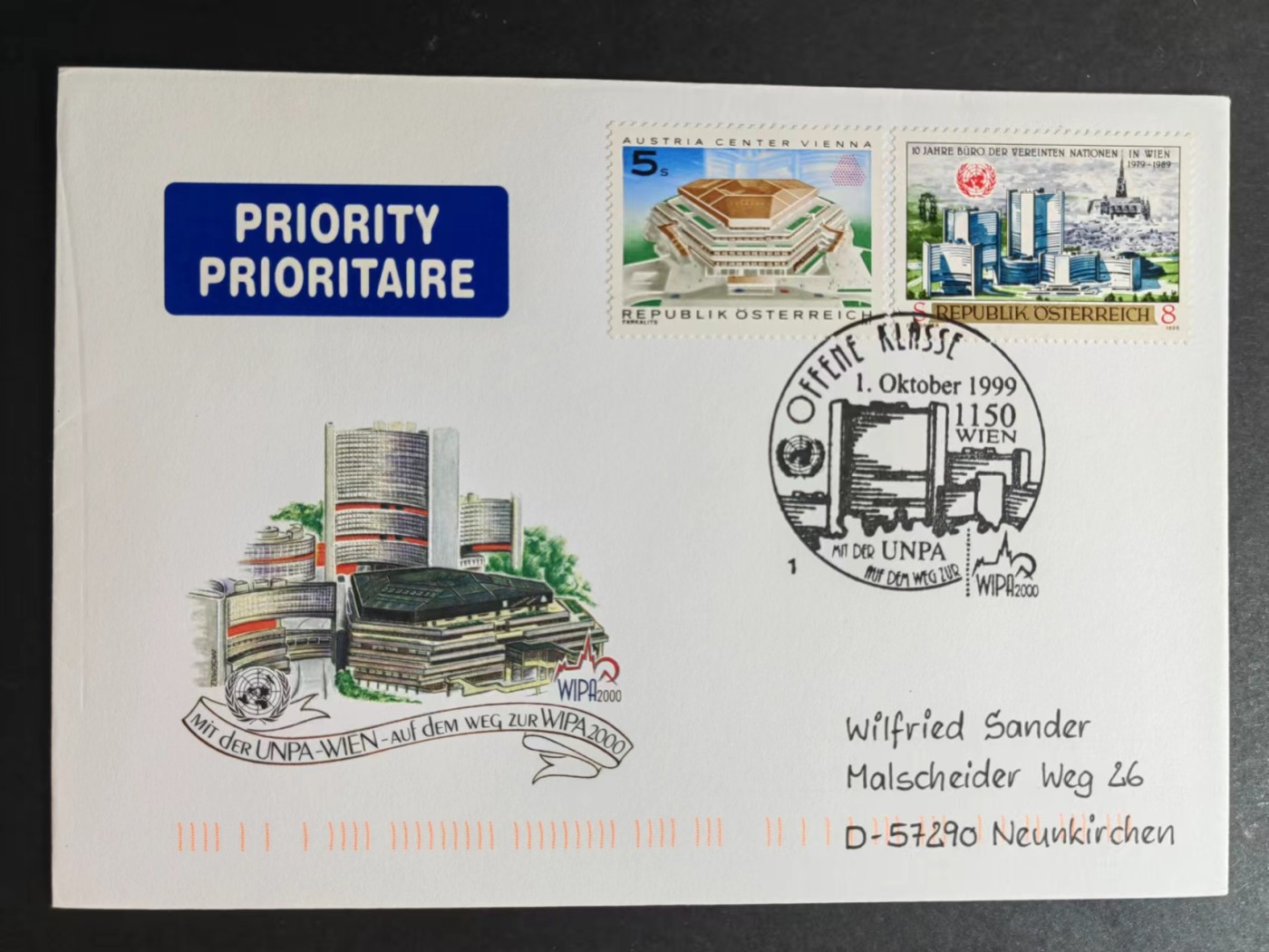 精选多國郵票品🔥⚡️🌞（拍卖场）专场 第③⑨场 奥地利首日封（建筑物系列）3件