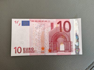 欧盟纸币 Euro2002版 二签 10欧元 N冠奥地利版 全新UNC - 欧盟纸币 Euro2002版 二签 10欧元 N冠奥地利版 全新UNC