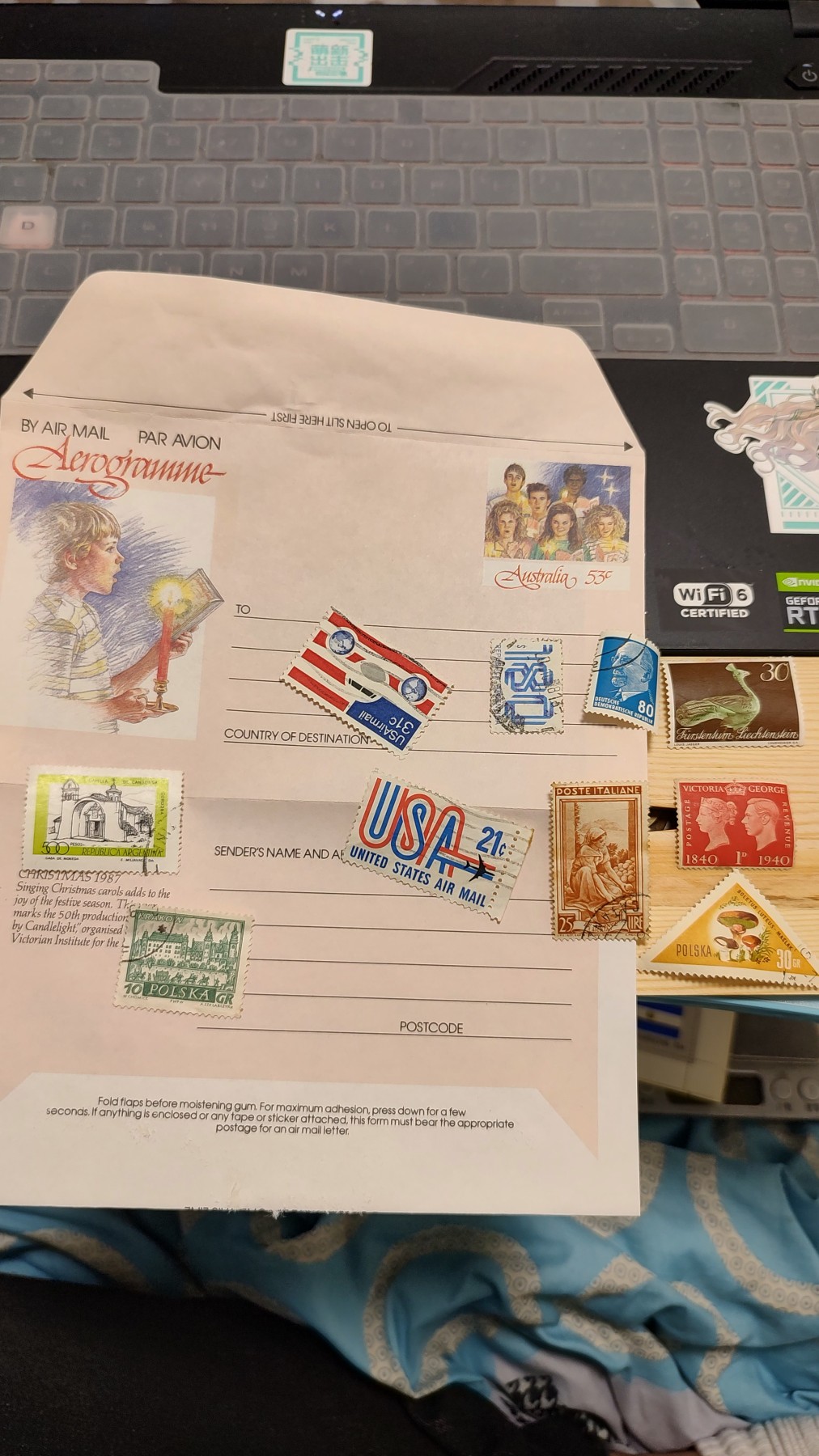 一月邮币社第十二期拍卖国际邮票专场 澳大利亚邮简和信销一些