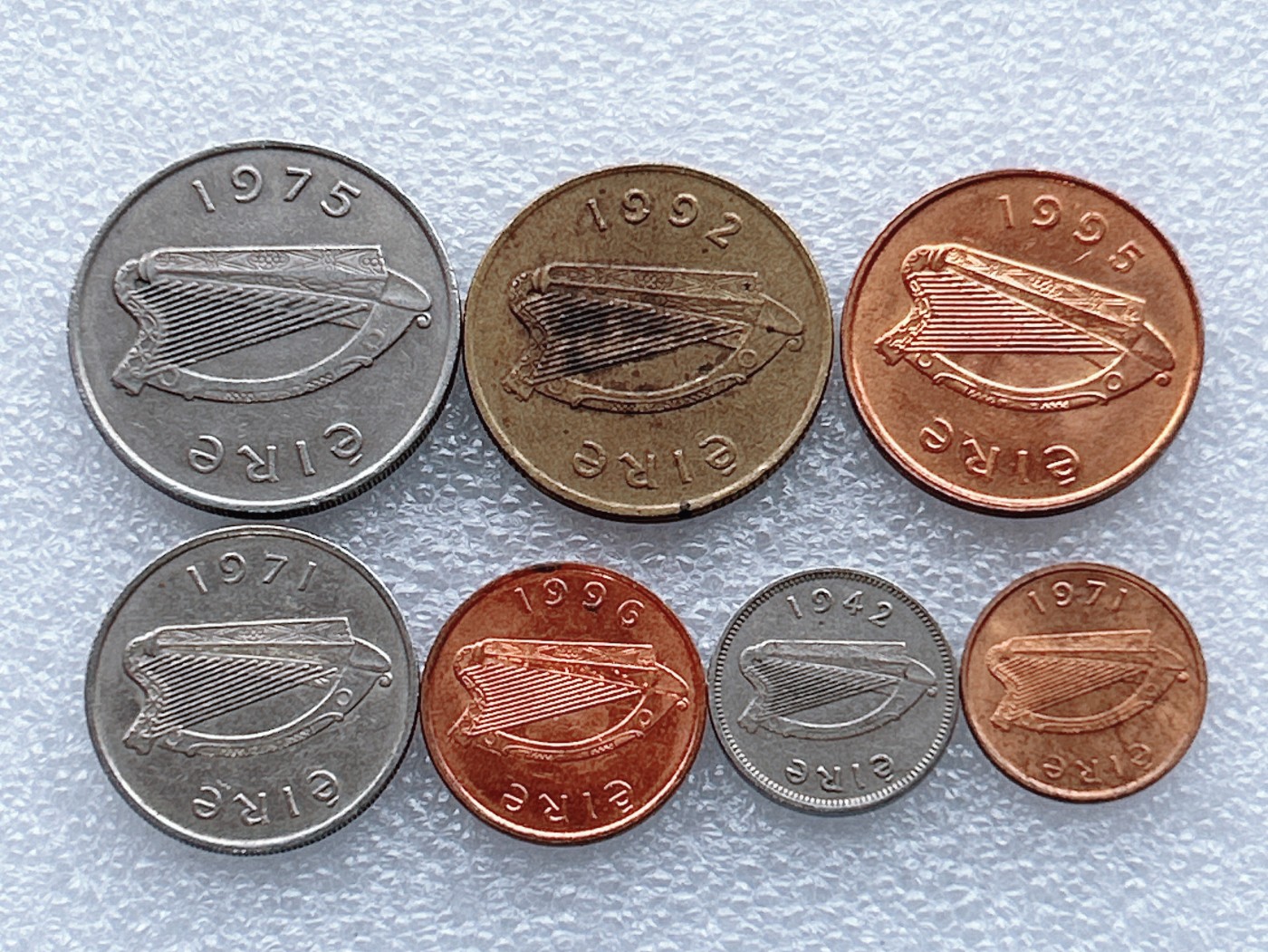 全场一元起拍 世界钱币散币、银币专场 第48期 爱尔兰硬币 7枚