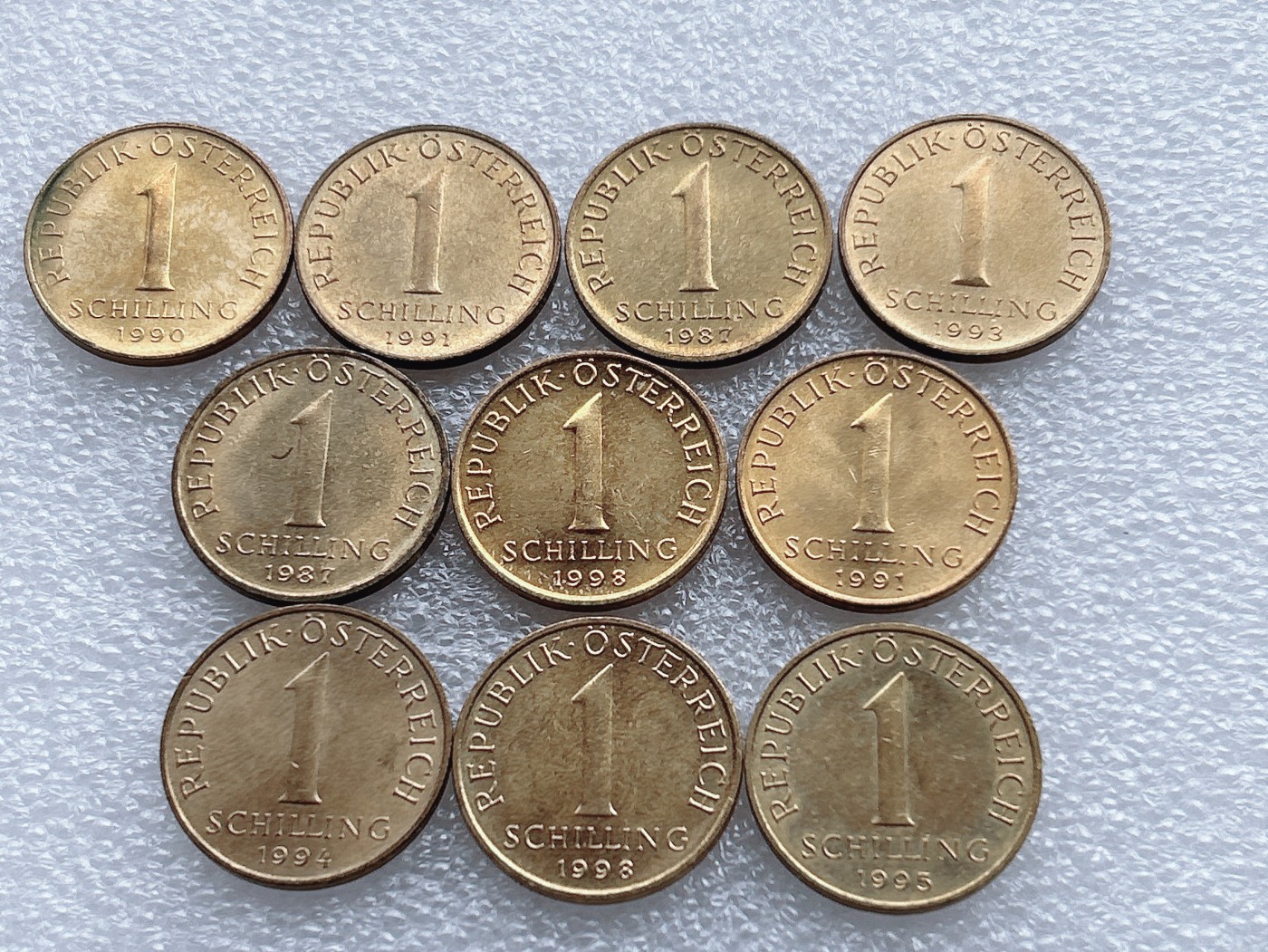 全场一元起拍 世界钱币散币、银币专场 第48期 奥地利1先令铜币 10枚