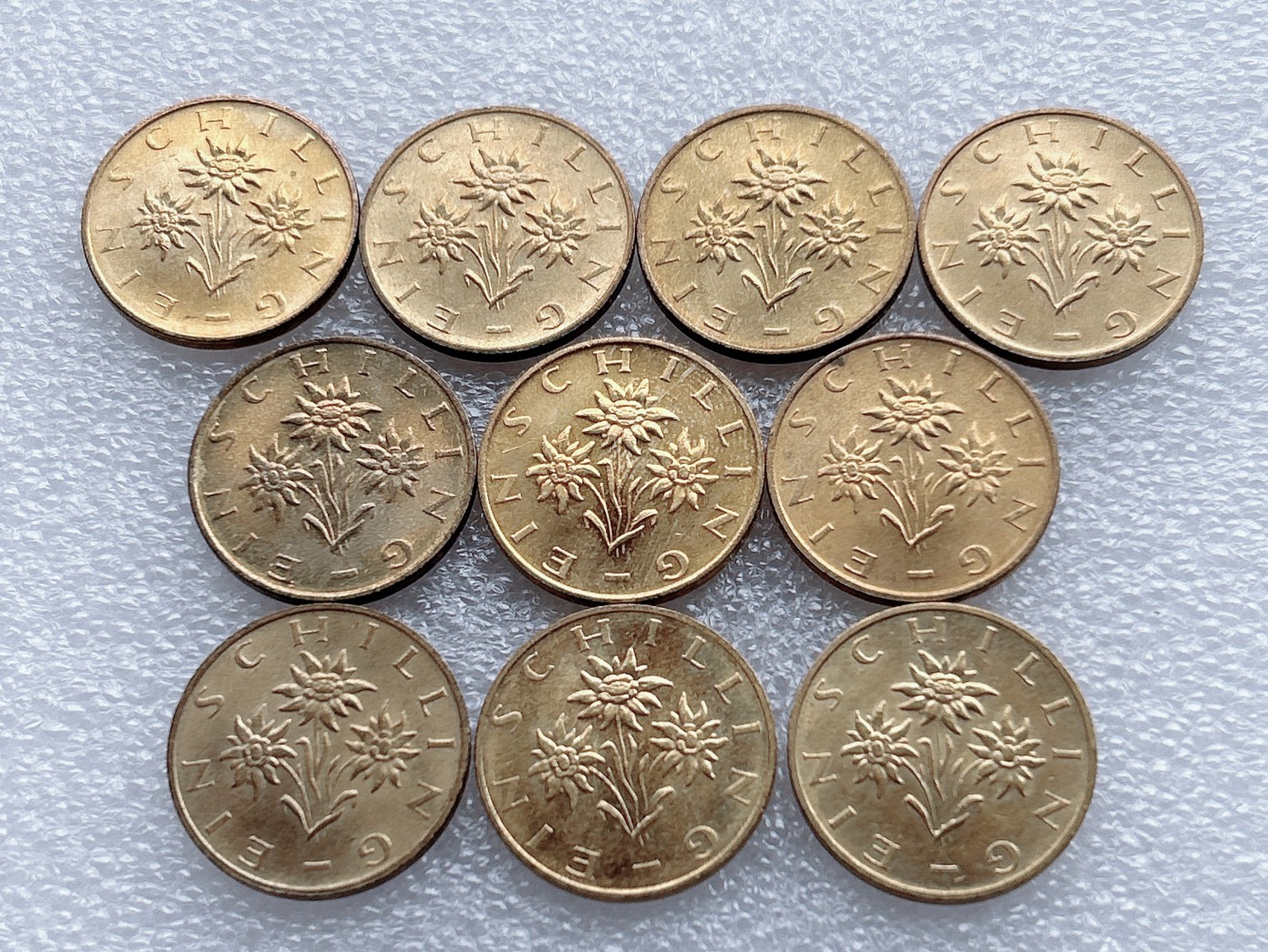 全场一元起拍 世界钱币散币、银币专场 第48期 奥地利1先令铜币 10枚