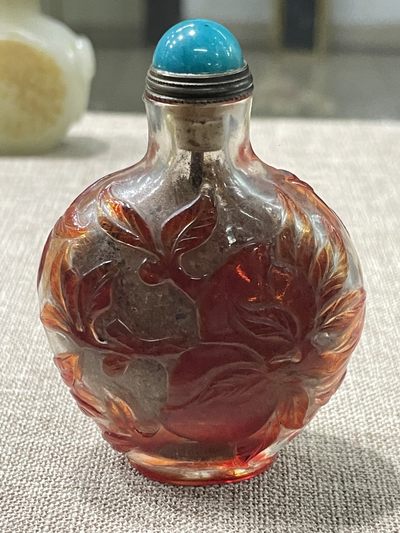 欧美回流精选 - 法国回流清代料器鼻烟壶