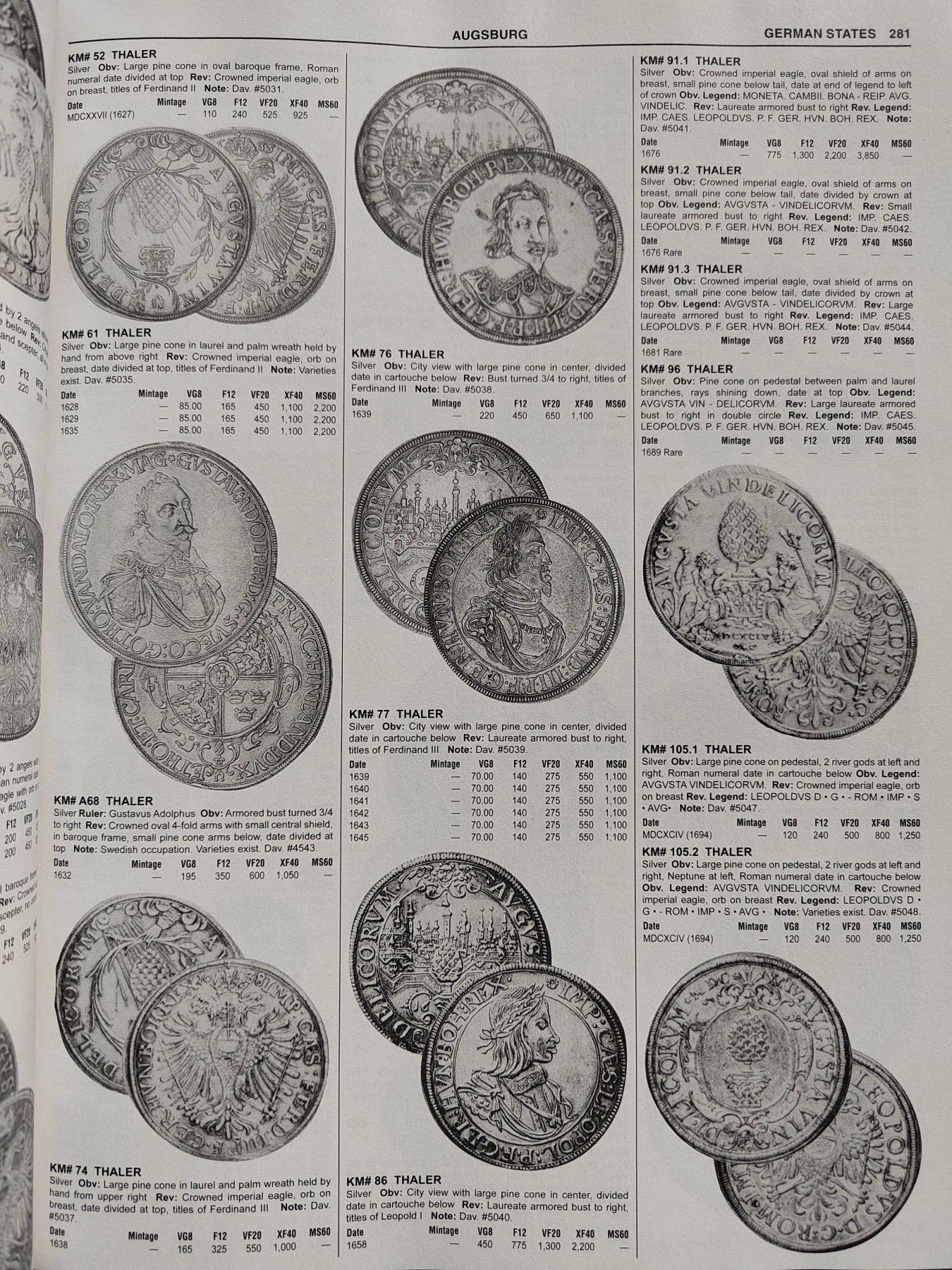 博洋堂世界钱币拍卖第057期（全场包邮） 全新克劳斯1601~1700（最新第7版）保全新原品 无磕无折 1600多页接近6斤的绝版的原装正版书 老泰勒收录详实 收藏自用皆可 包顺