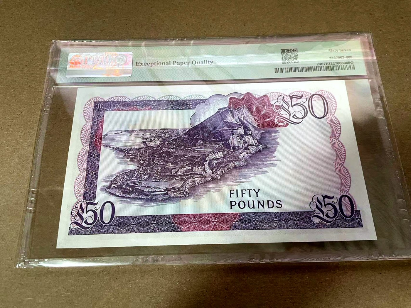 【Blue Auction】✨世界纸币精拍第408期【精】 直布罗陀 1986年50镑 PMG67EPQ 高分 女王