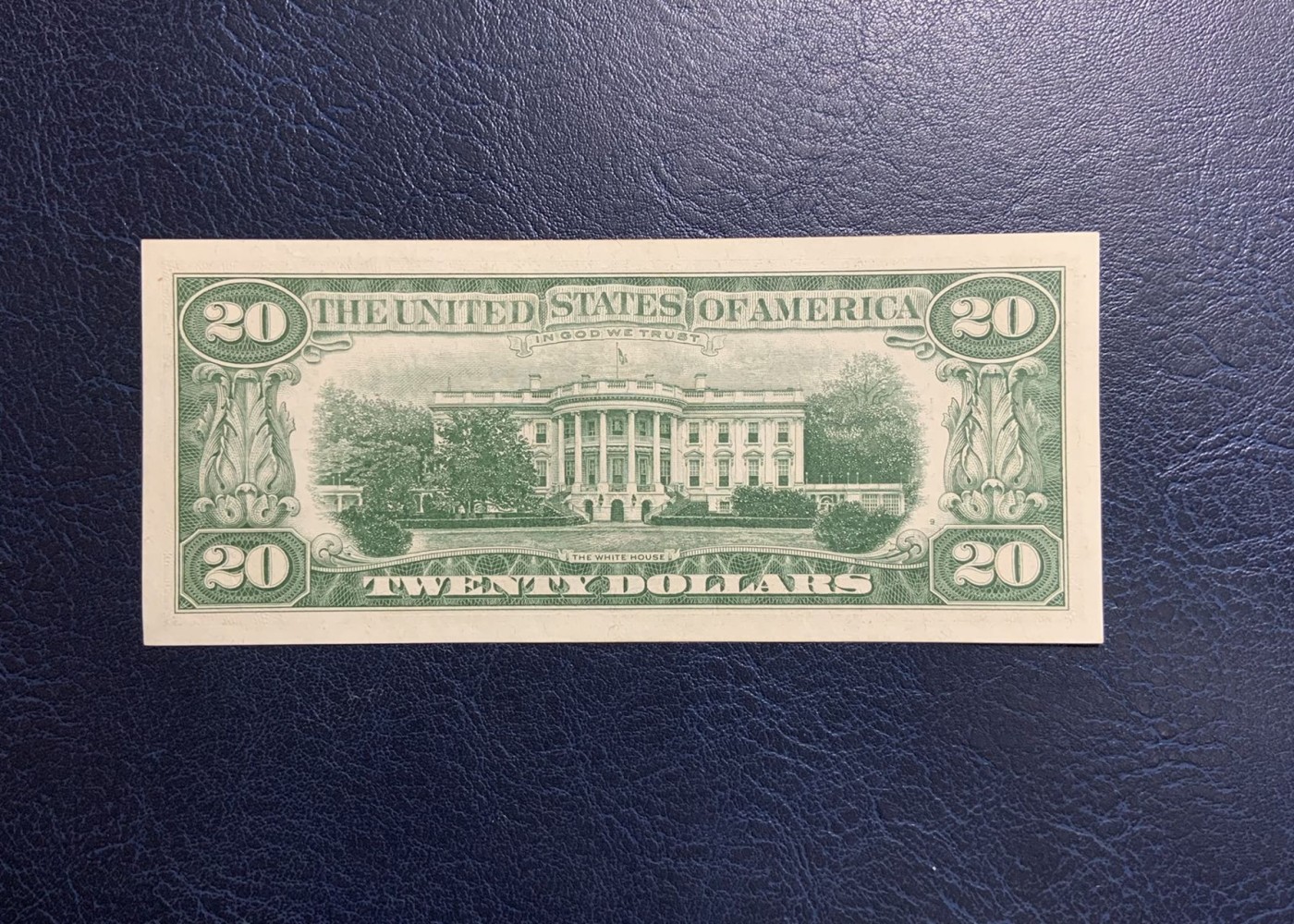 收藏联盟Quantum Auction 第312期拍卖  美国联邦储备券1963年20美元 品相UNC 边角有瑕疵 细节如图