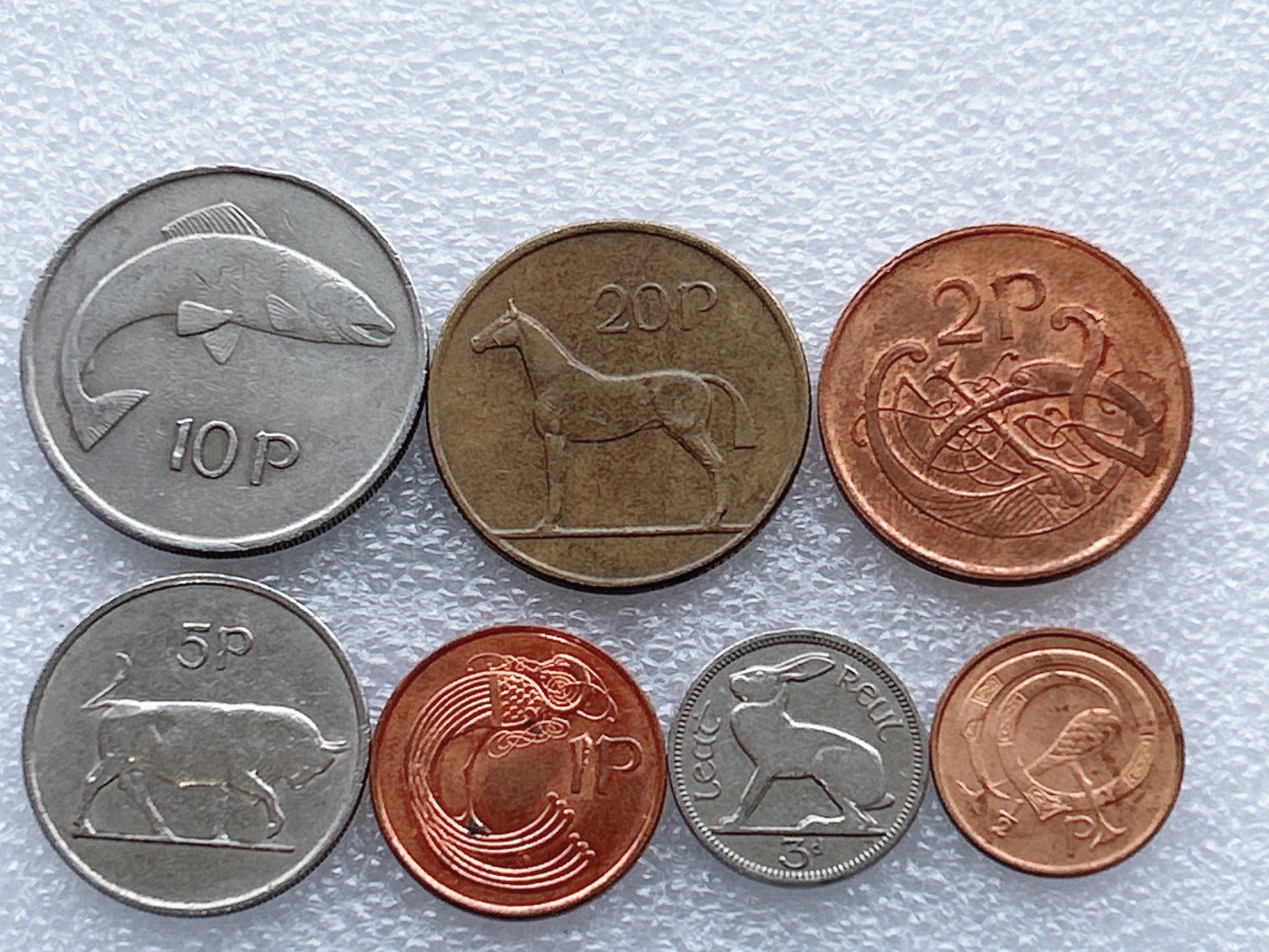 全场一元起拍 世界钱币散币、银币专场 第48期 爱尔兰硬币 7枚