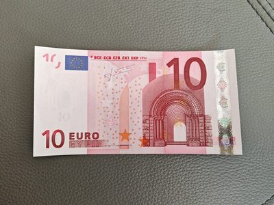欧盟纸币Euro 稀有冠 2002版 二签 10欧元 M冠葡萄牙版 全新UNC - 欧盟纸币Euro 稀有冠 2002版 二签 10欧元 M冠葡萄牙版 全新UNC