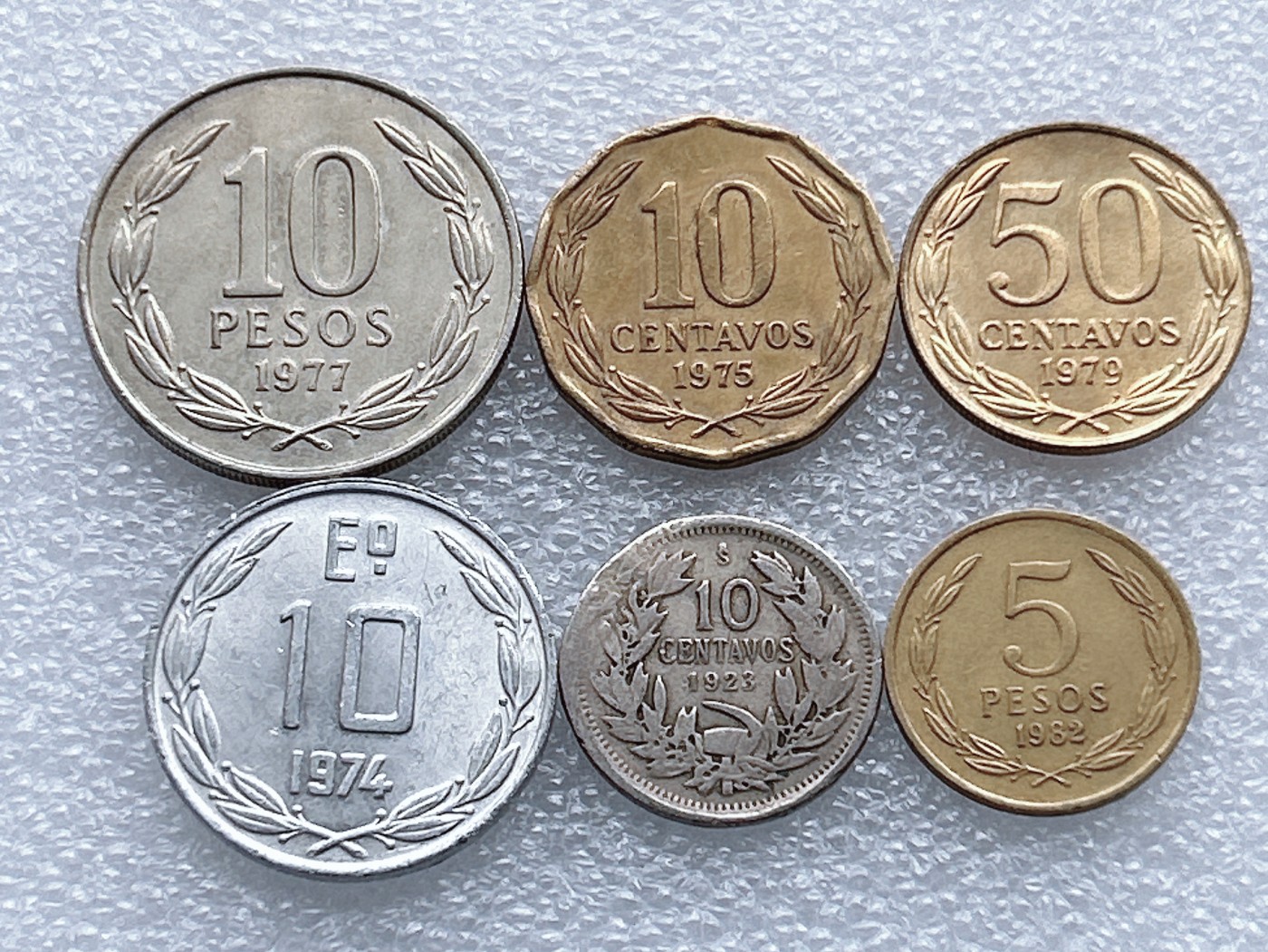 全场一元起拍 世界钱币散币、银币专场 第48期 智利 鹰和自由女神