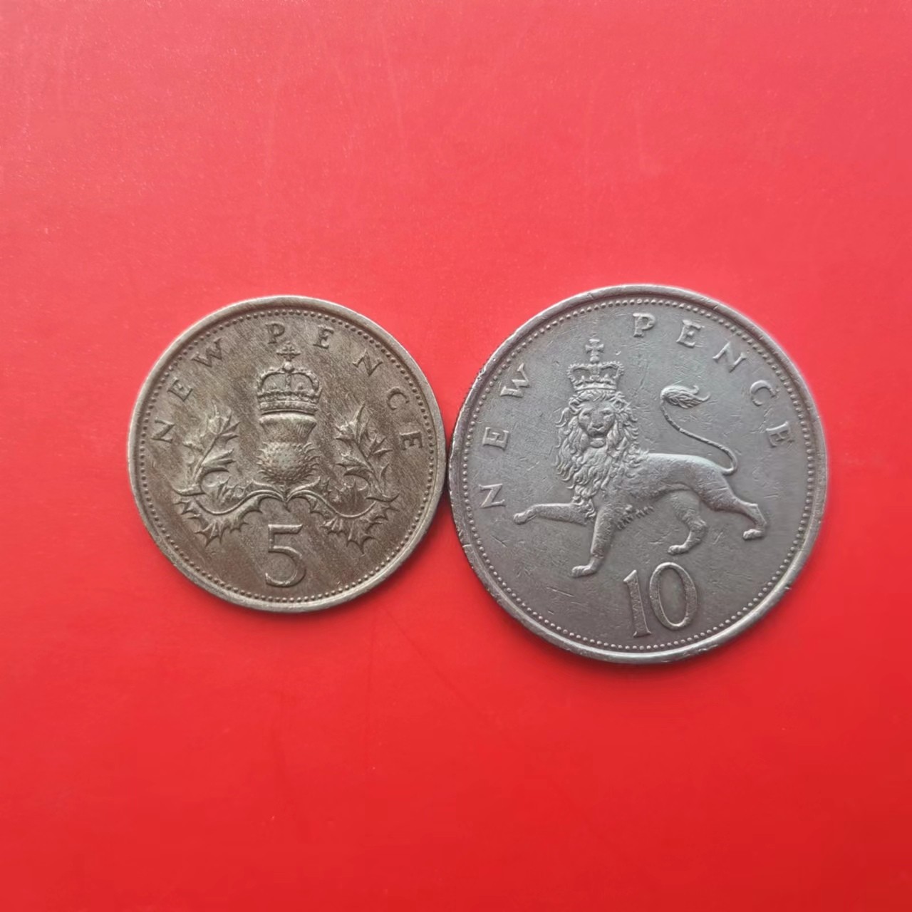 【易洋钱喜】第31场 国外硬币专场 英国大5便士和大10便士