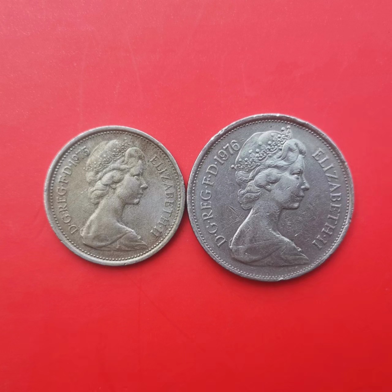 【易洋钱喜】第31场 国外硬币专场 英国大5便士和大10便士