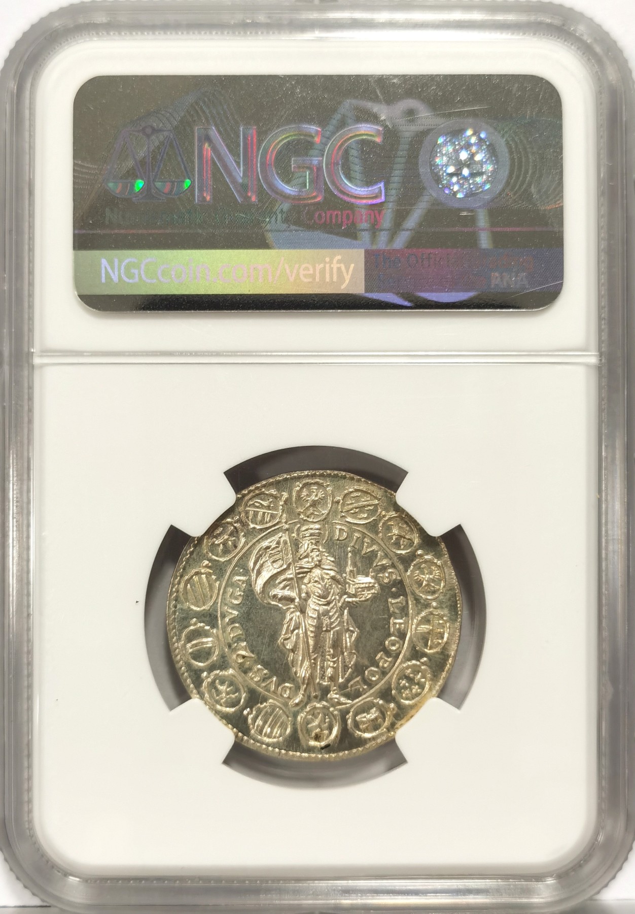 博洋堂世界钱币拍卖第057期（全场包邮） NGC PF62 奥地利1642年（1963年后铸）2杜卡特银币