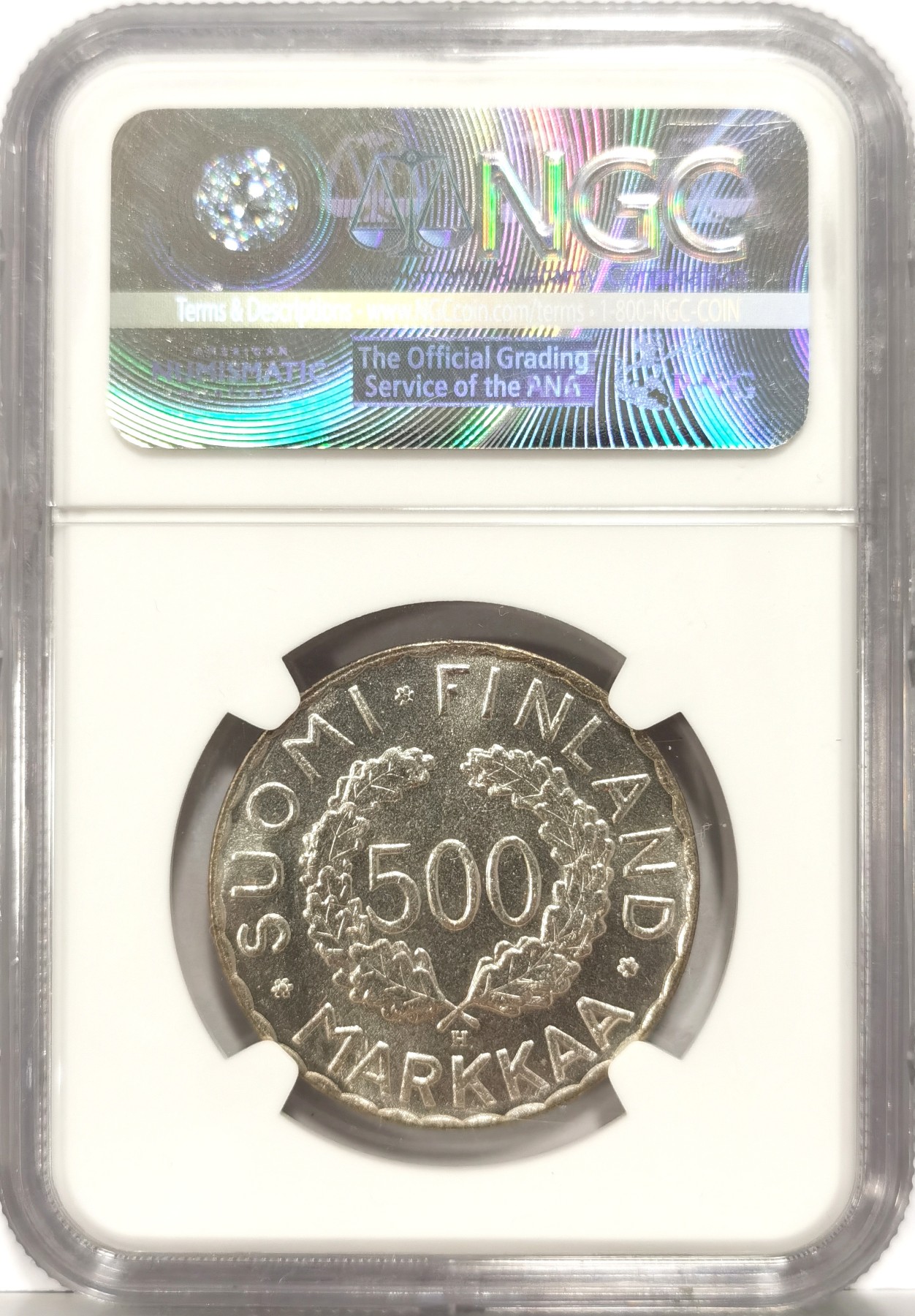 博洋堂世界钱币拍卖第057期（全场包邮） NGC MS65 1952年芬兰奥运纪念银币-世界上首枚奥运纪念银币