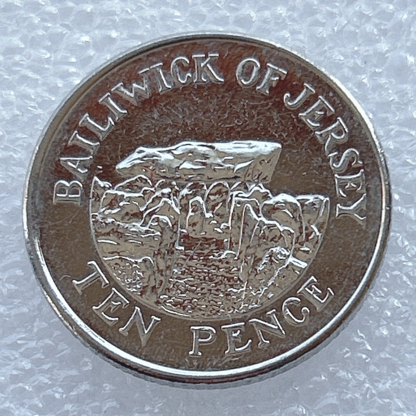 海外回流1元起拍小铺 各国钱币散币场 第2期 2014年英属泽西岛10便士