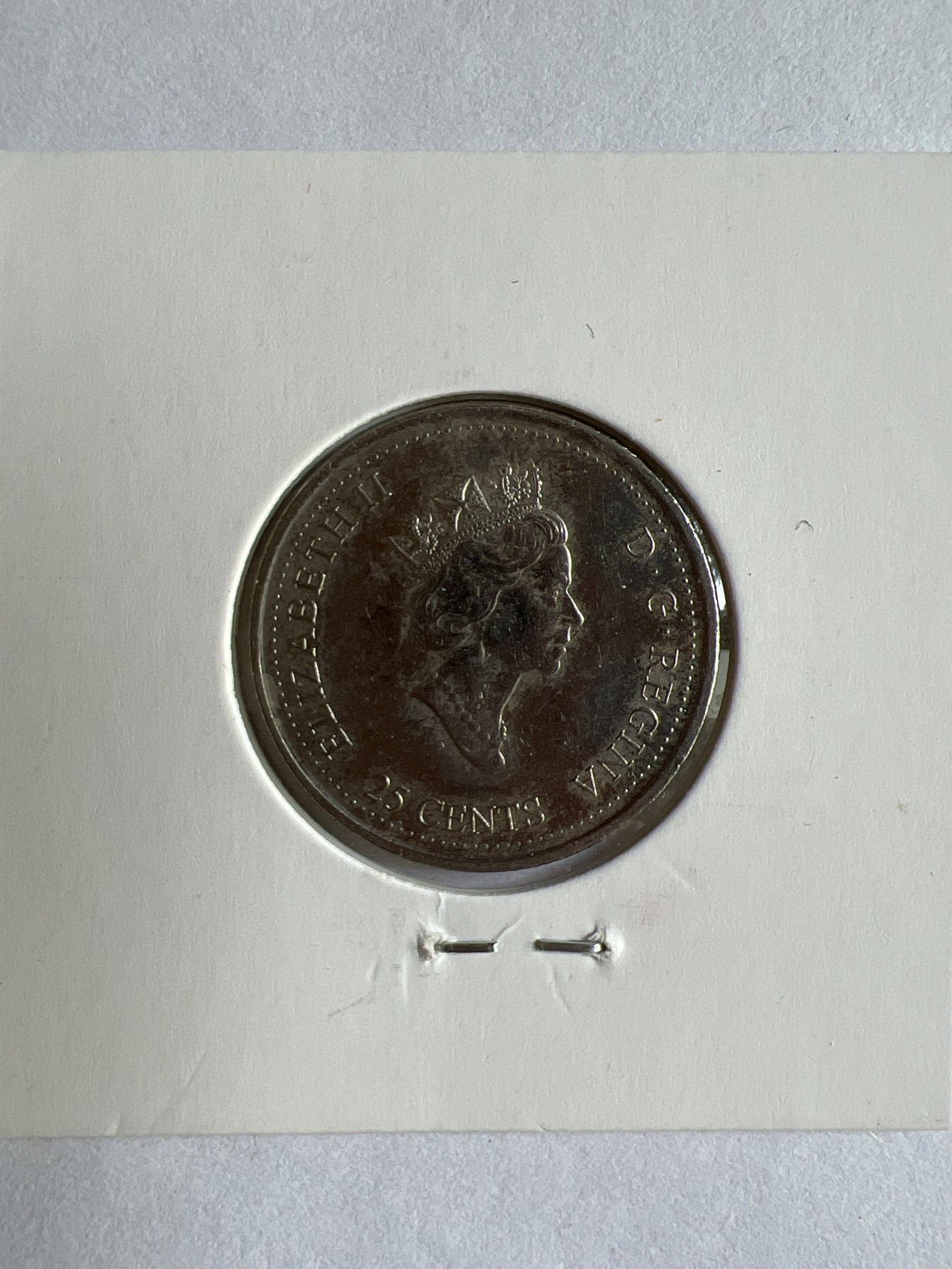 第488期 硬币专场 （无押金，捡漏，全场50包邮，偏远地区除外，接收代拍业务） 加拿大25分-庆祝系列之千禧年：希望与梦想