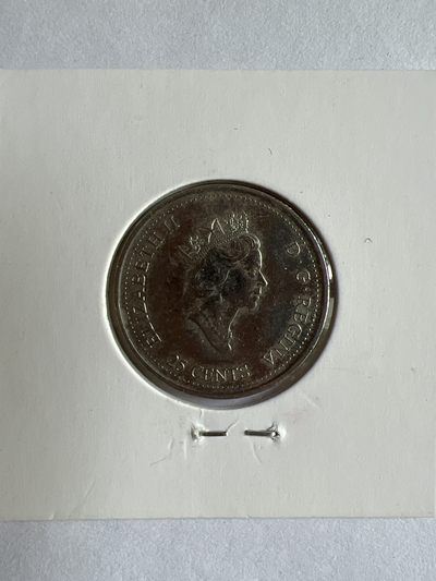 第488期 硬币专场 （无押金，捡漏，全场50包邮，偏远地区除外，接收代拍业务） - 加拿大25分-庆祝系列之千禧年：希望与梦想